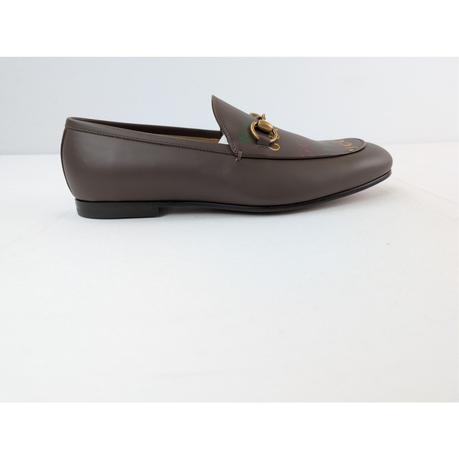 Gucci o1rshd1 Leather Jordaan Horsebit Loafers Boots in Brown Size US 8 / EU 41 - 4 Thumbnail