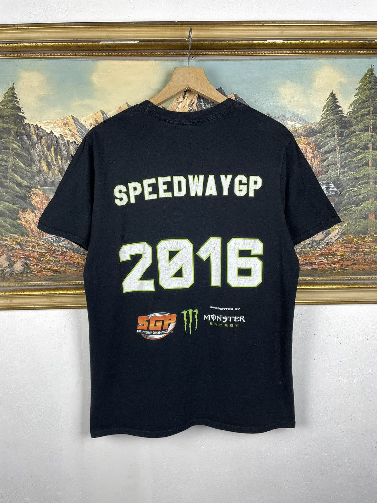 Vintage Monster Energy Vintage Y2k Black Tee Avant Garde Cyber Swag Size US L / EU 52-54 / 3 - 4 Thumbnail
