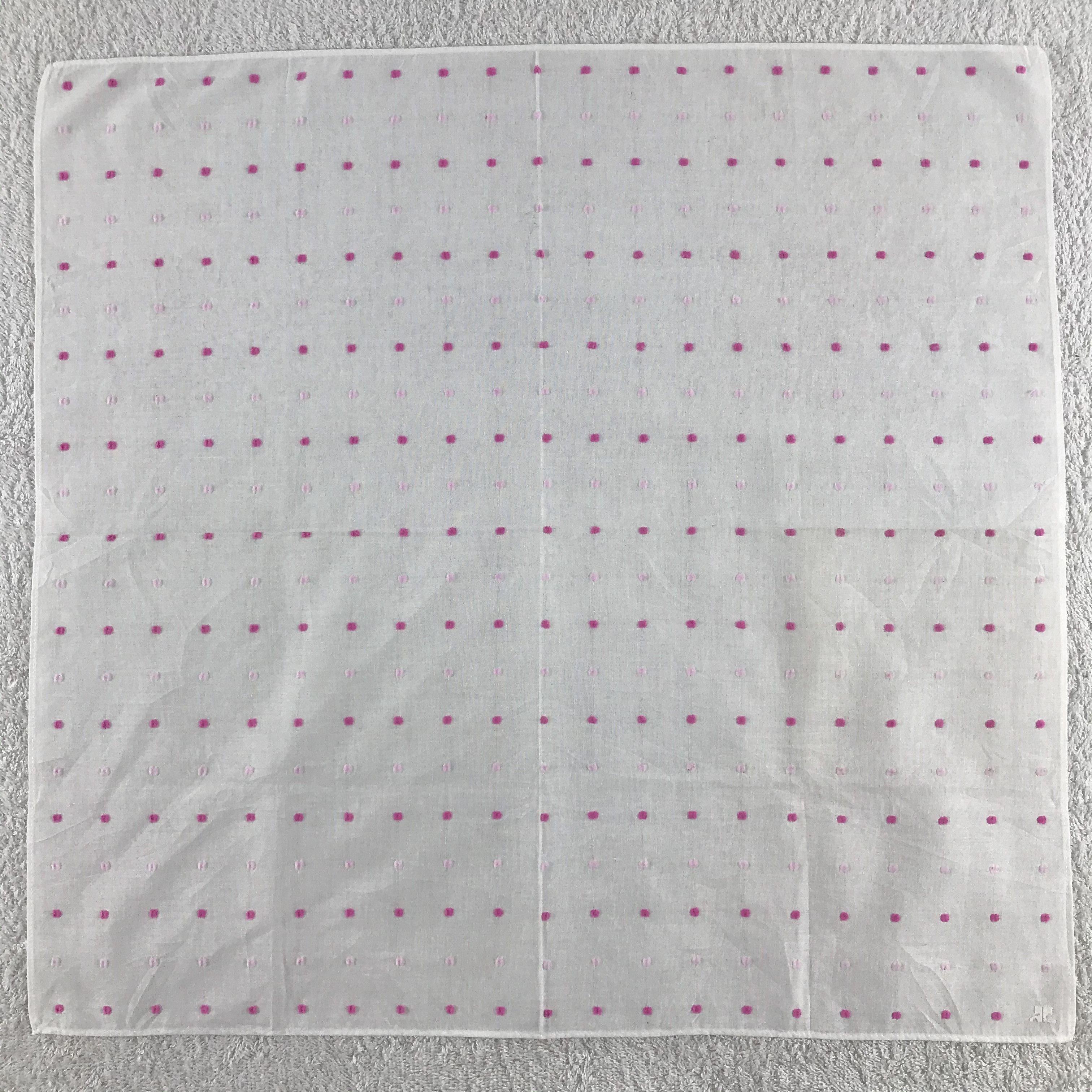 Courreges × Vintage Courreges Bandana / Handkerchief / Neckerchief - S238 Size ONE SIZE - 1 Thumbnail