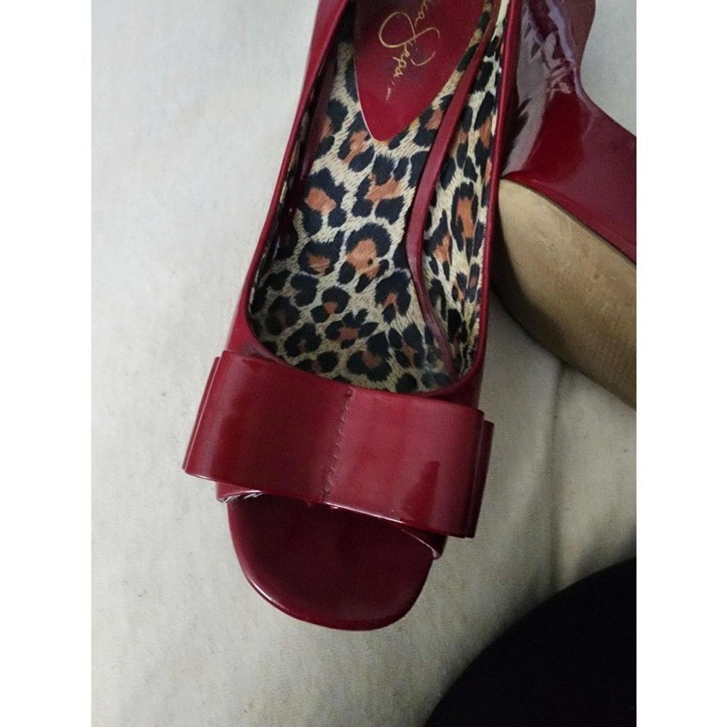 Jessica Simpson Red Jessica Simpson Pumps. Size US 7 / IT 37 - 6 Thumbnail