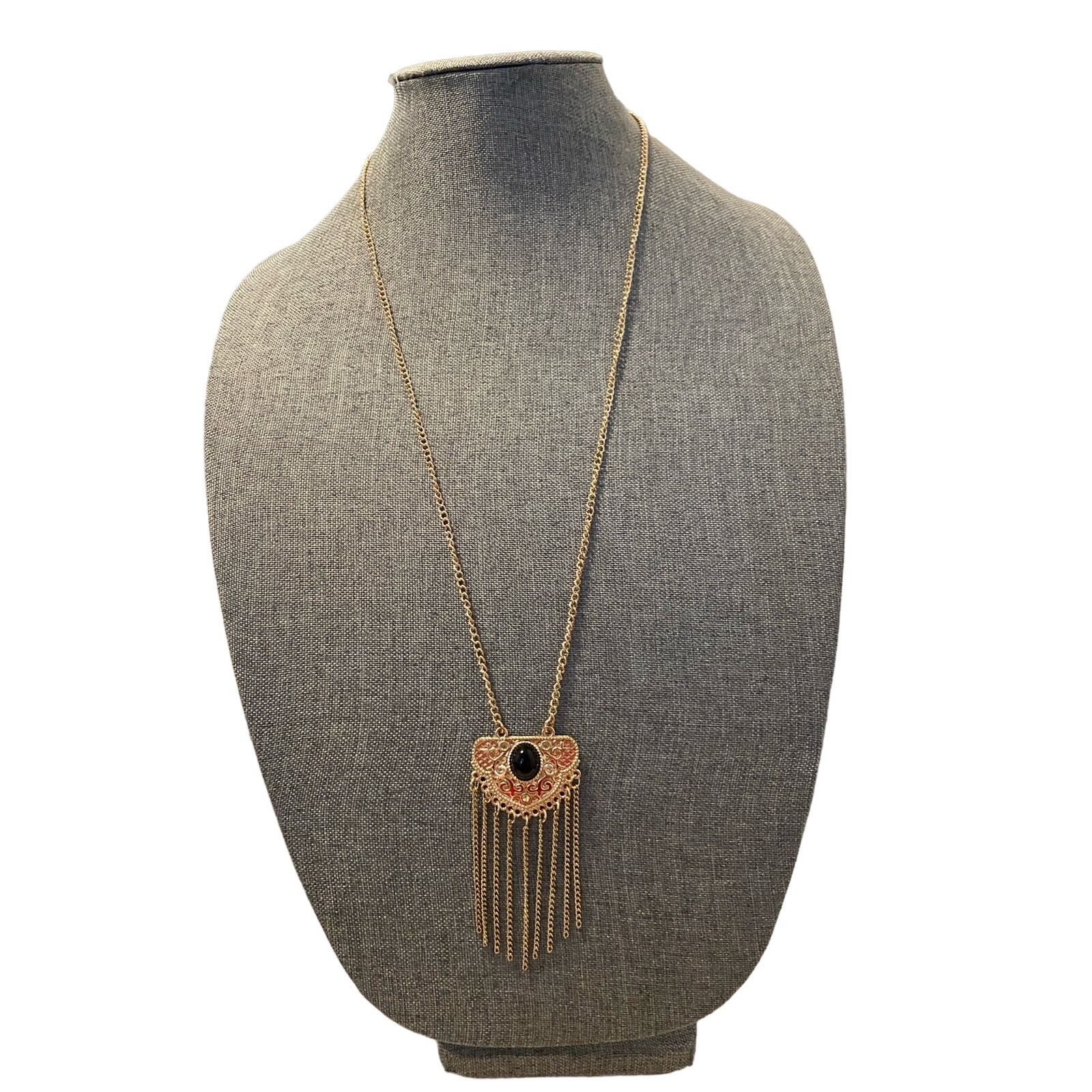 Other boho fringe pendant necklace Size ONE SIZE - 1 Thumbnail