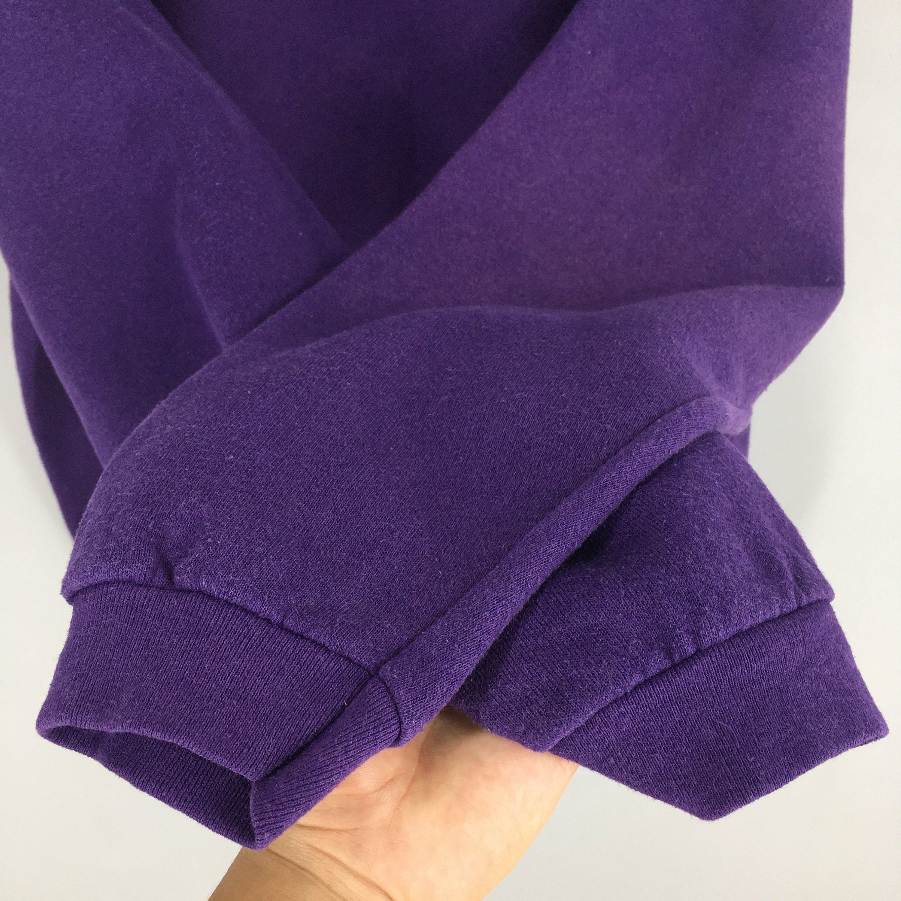 Vintage Tultex Plain Purple Sweatshirt XLarge