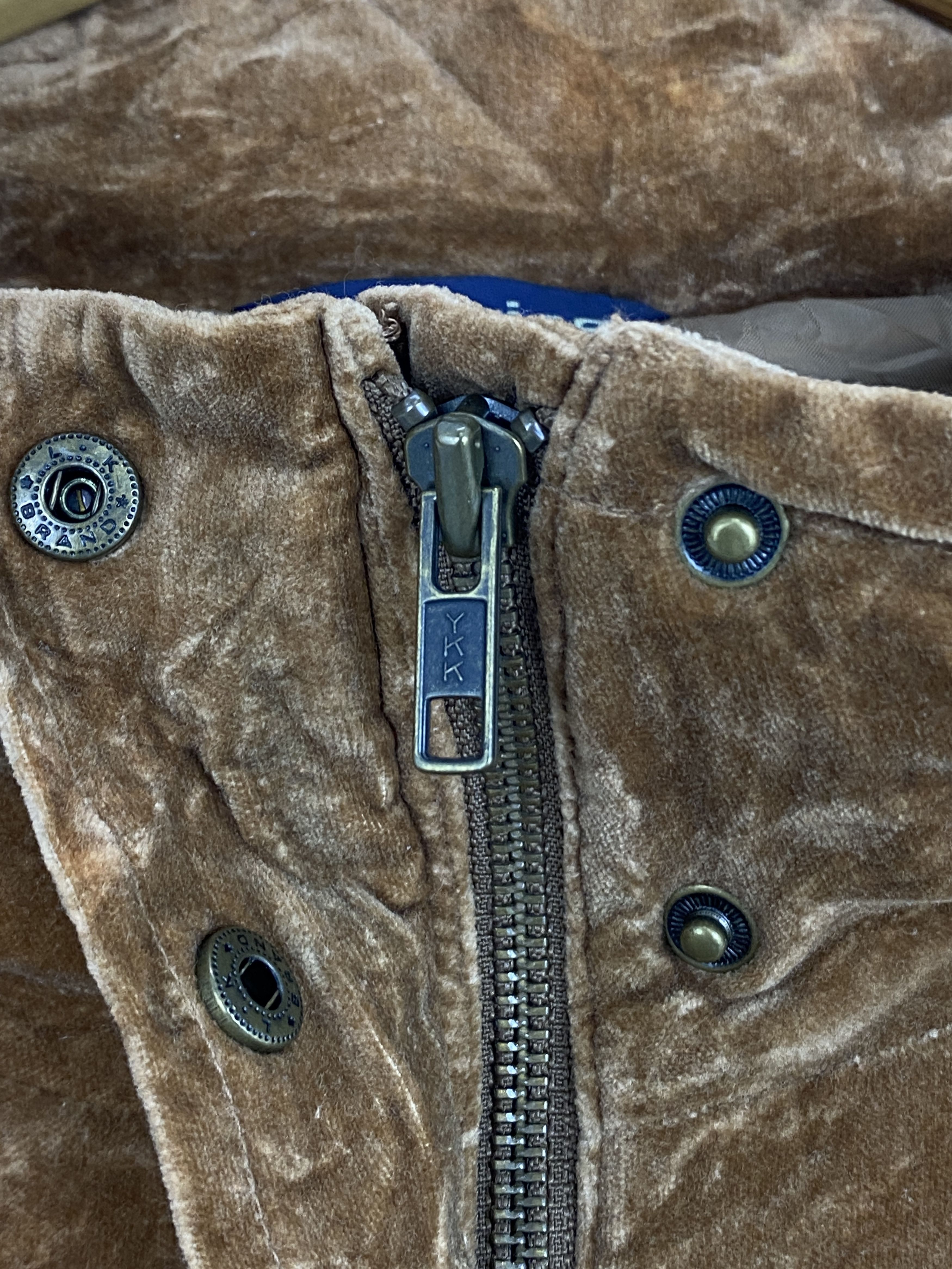 Japanese Brand Vintage Avarice Quilted Full Zipper Velvet Jacket JA0046 Size L / US 10 / IT 46 - 15 Thumbnail
