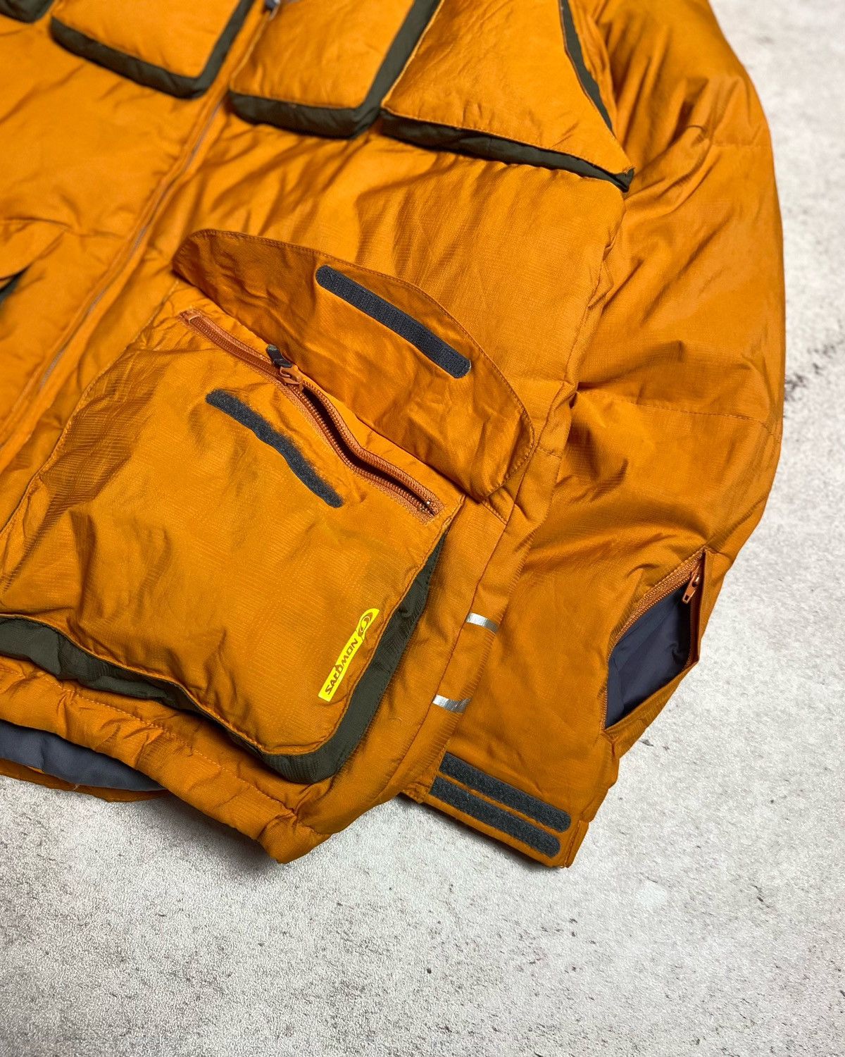 Outdoor Life × Salomon × Vintage Salomon 3D panelled vintage down  