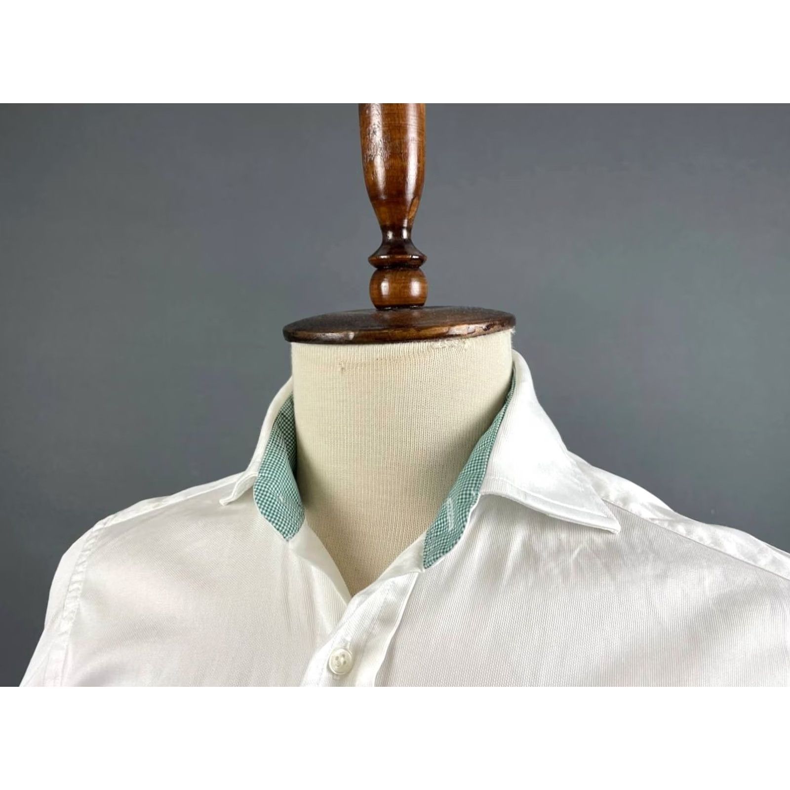 Hackett Hackett Aston Martin Racing Mens Shirt White Cotton Long Sleeve Button-Up Size US M / EU 48-50 / 2 - 6 Thumbnail