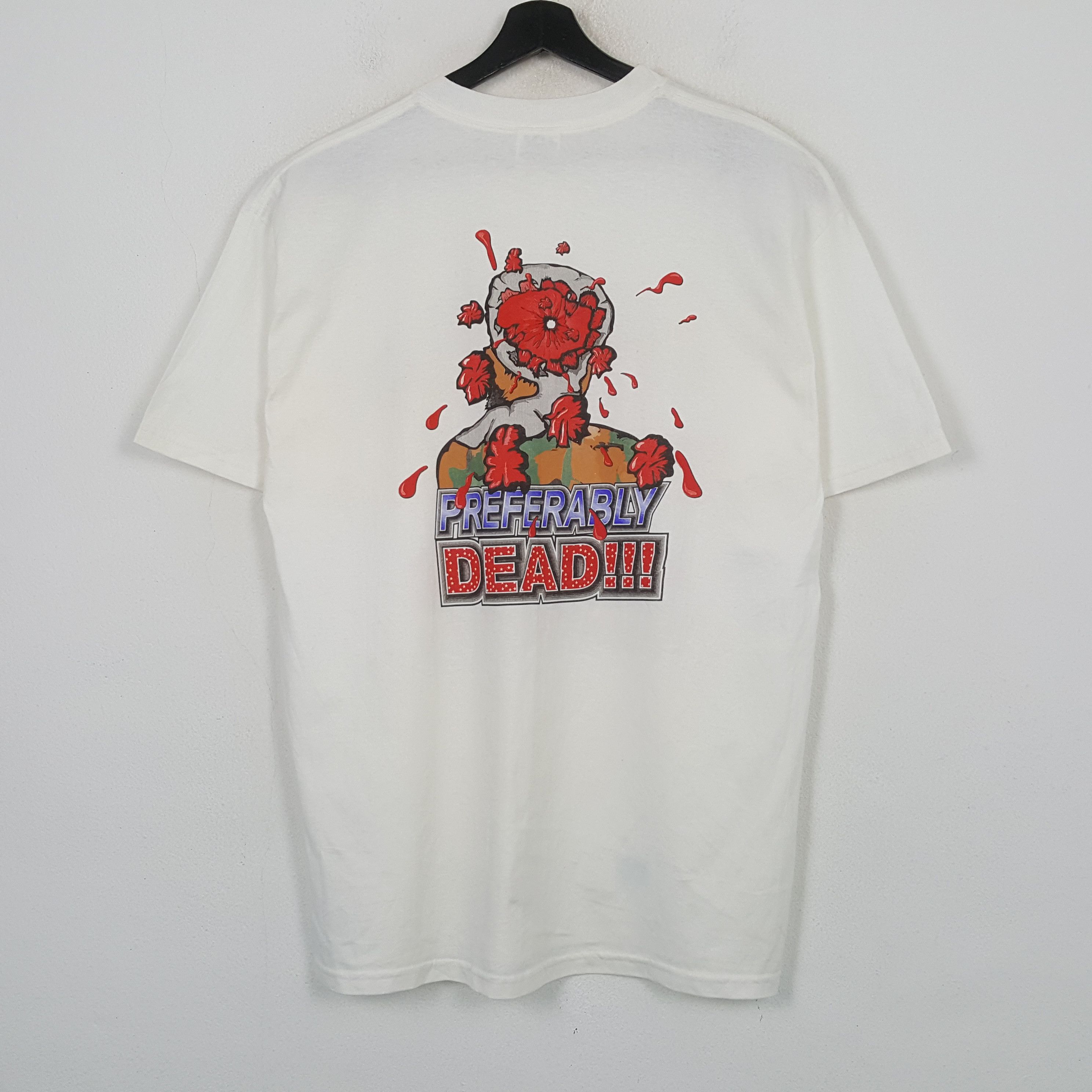 Vintage Americans Most Wanted Osman Bin Laden Tshirt RR27 Size US L / EU 52-54 / 3 - 3 Thumbnail