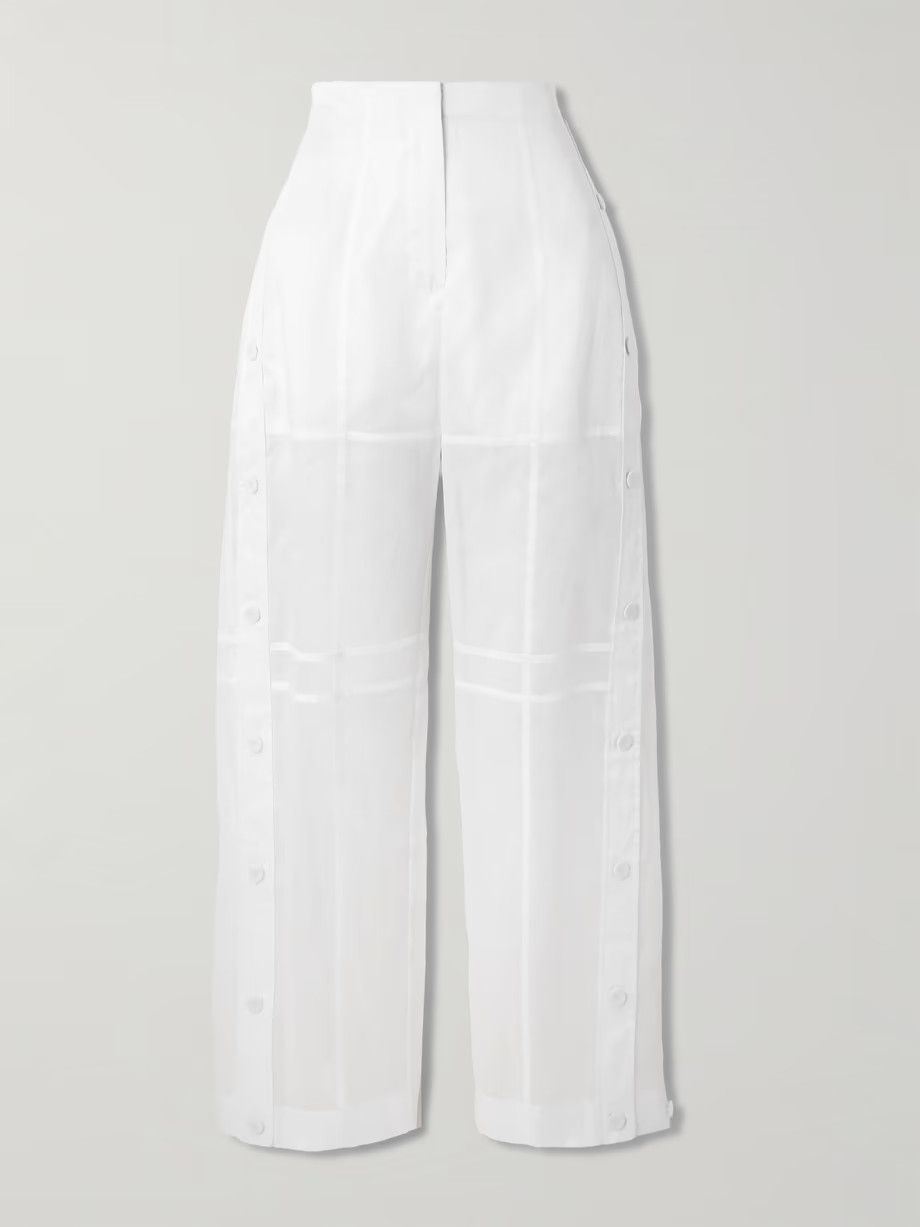 Jil Sander o1y1025 Sweatpant in White Size 27" / US 4 / IT 40 - 1 Thumbnail