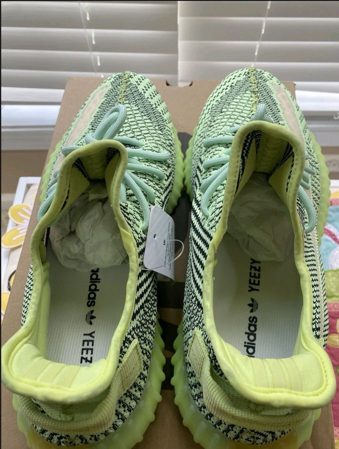 Adidas Adidas Yeezy 350 V2 Yeezreel Non-Reflective Size 12 Men DS Size US 12 / EU 45 - 5 Thumbnail