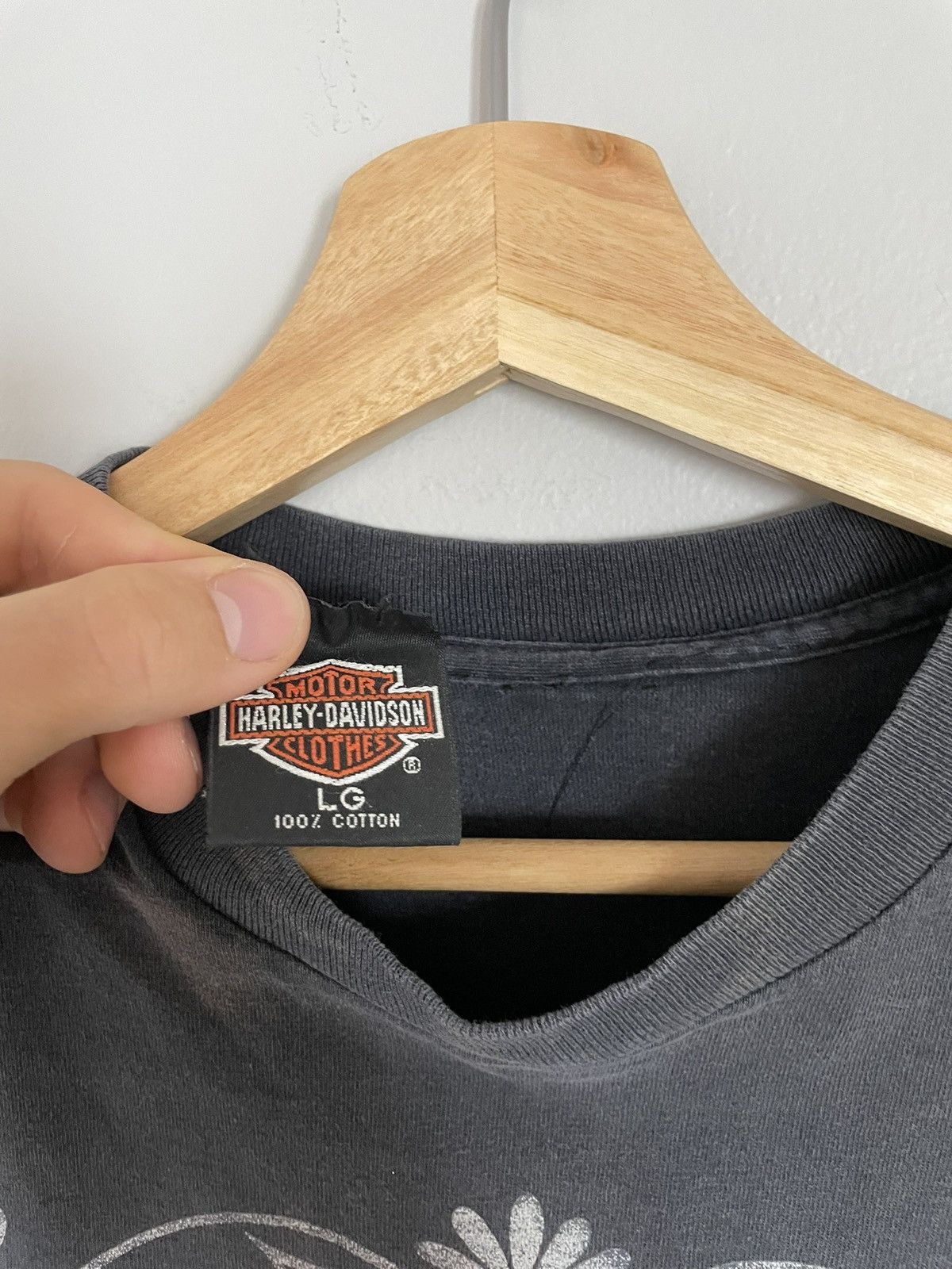 Harley Davidson Vintage 1990 Harley Davidson San Diego T-Shirt Size US L / EU 52-54 / 3 - 8 Thumbnail