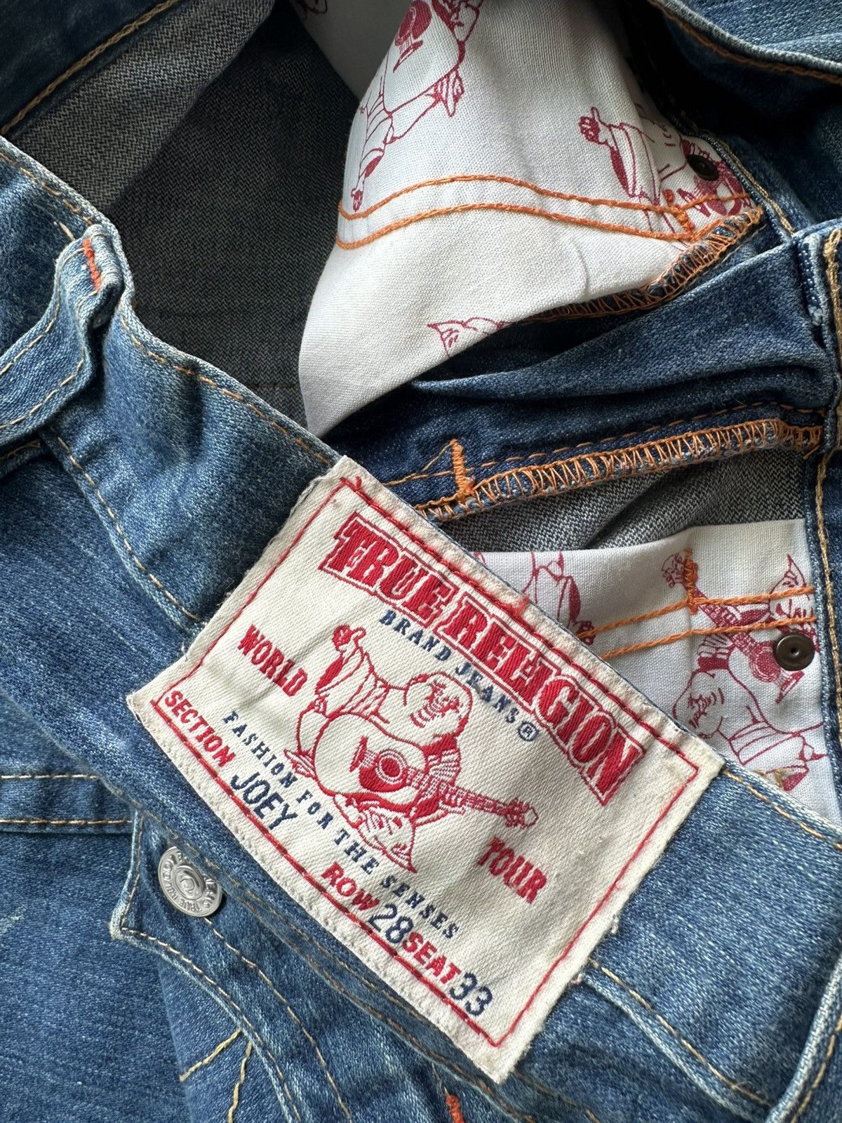 True Religion Vintage True Religion Denim Jeans Unisex Size 32" / US 10 / IT 46 - 6 Thumbnail