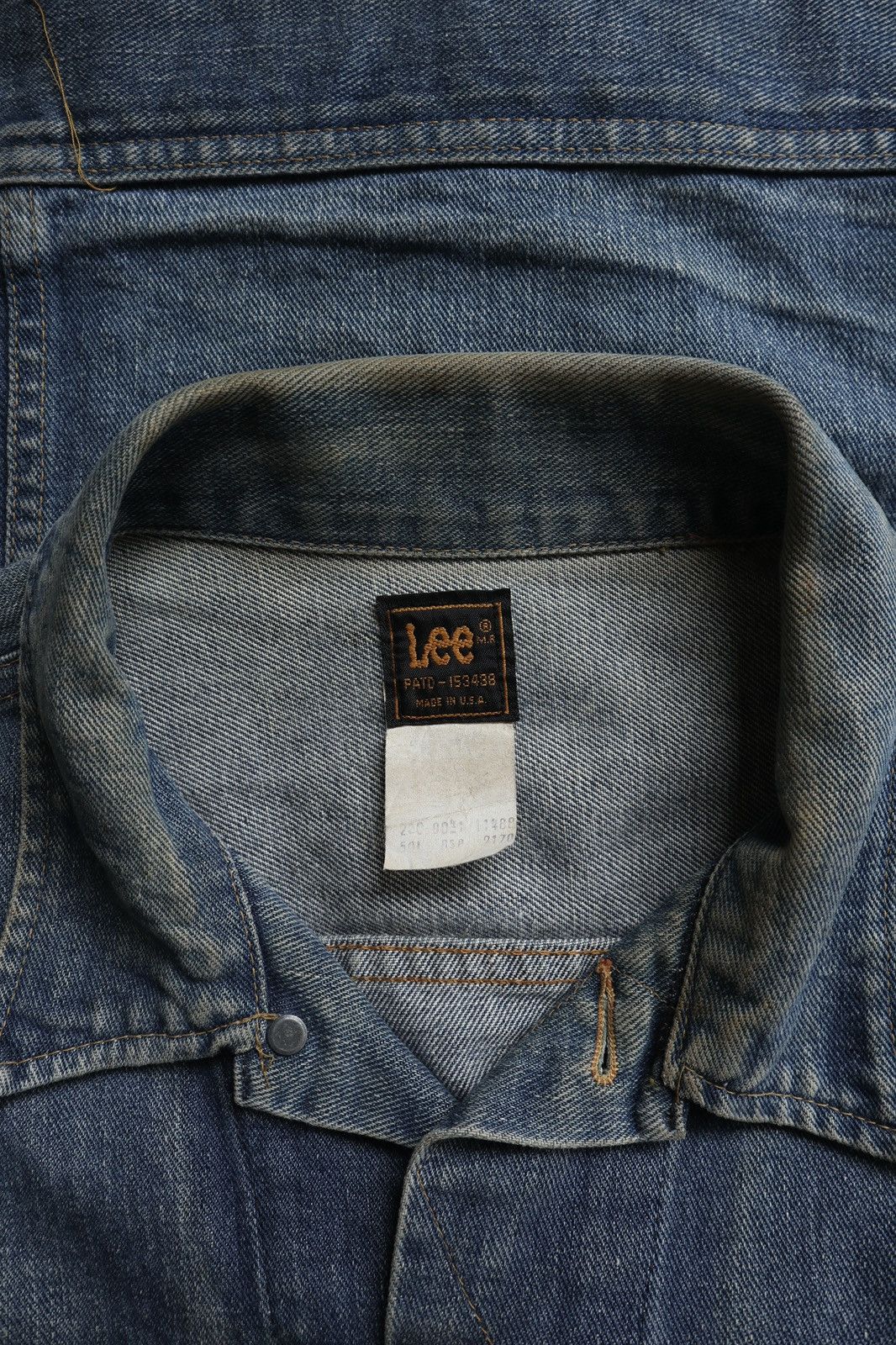 Lee Vintage 70's Lee 220-j Cowboy denim jacket Size US XL / EU 56 / 4 - 4 Thumbnail