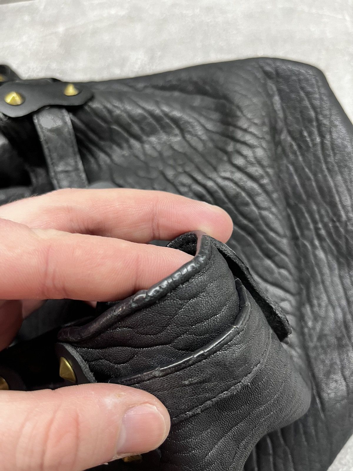 Alexander Wang × Japanese Brand × Leather alexander wang leather avant gard bag Size ONE SIZE - 11 Thumbnail