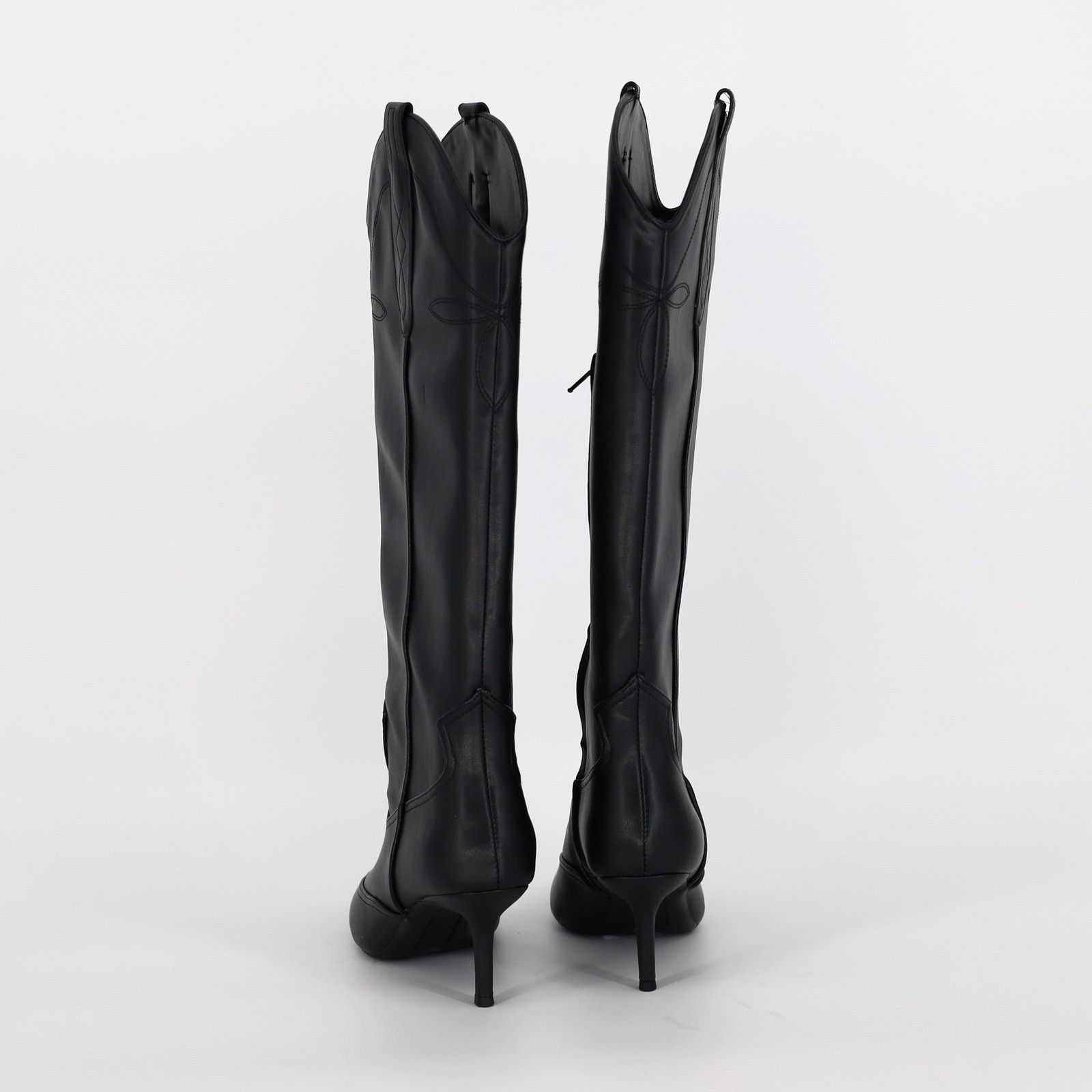 The Unbranded Brand I.N.C. Int Concepts Women Black Western Boots Size US 5 Size US 5 / IT 35 - 5 Thumbnail