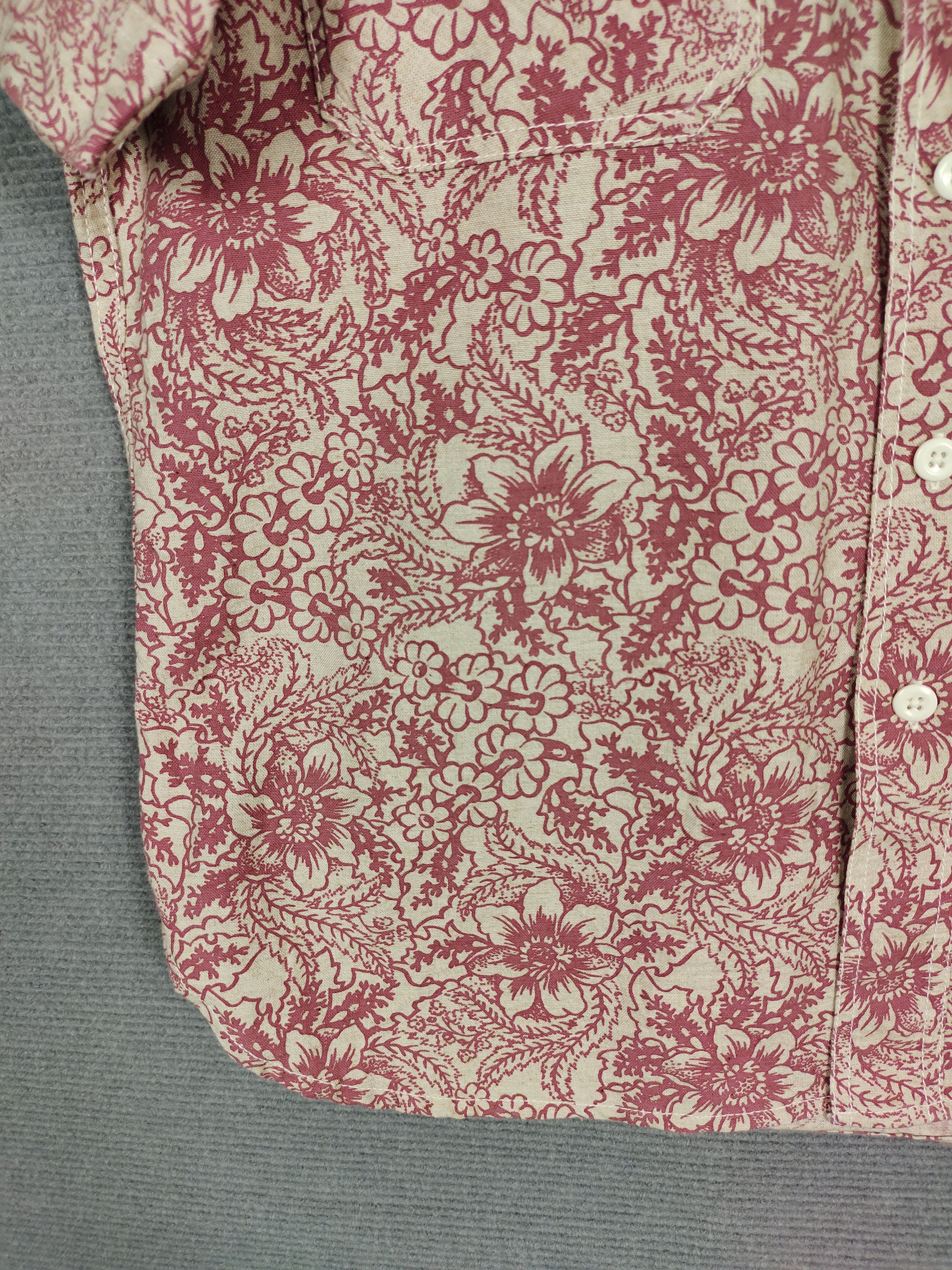 Nanamica × The North Face Purple Label The North Face Purple Label Nanamica Flower Printed Shirt Size US L / EU 52-54 / 3 - 5 Thumbnail
