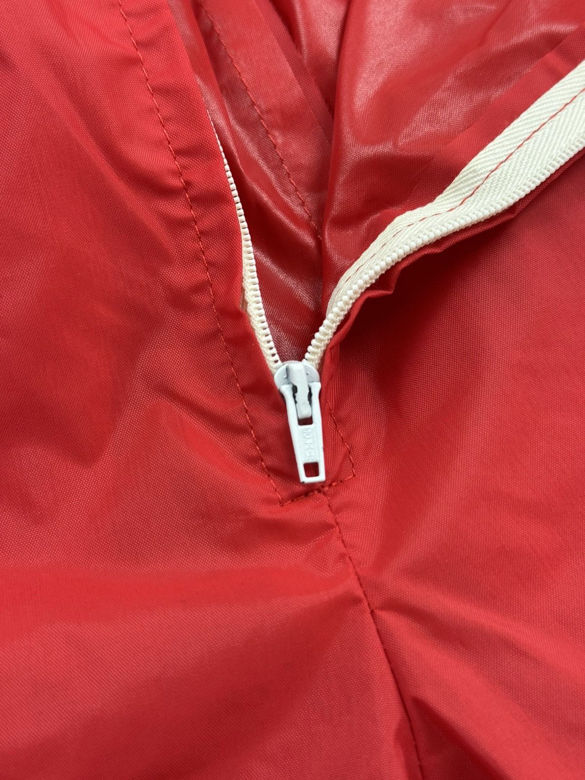 Adidas 1970’s Vintage Adidas Ventex Nylon Red Track Pants Size US 32 / EU 48 - 15 Thumbnail