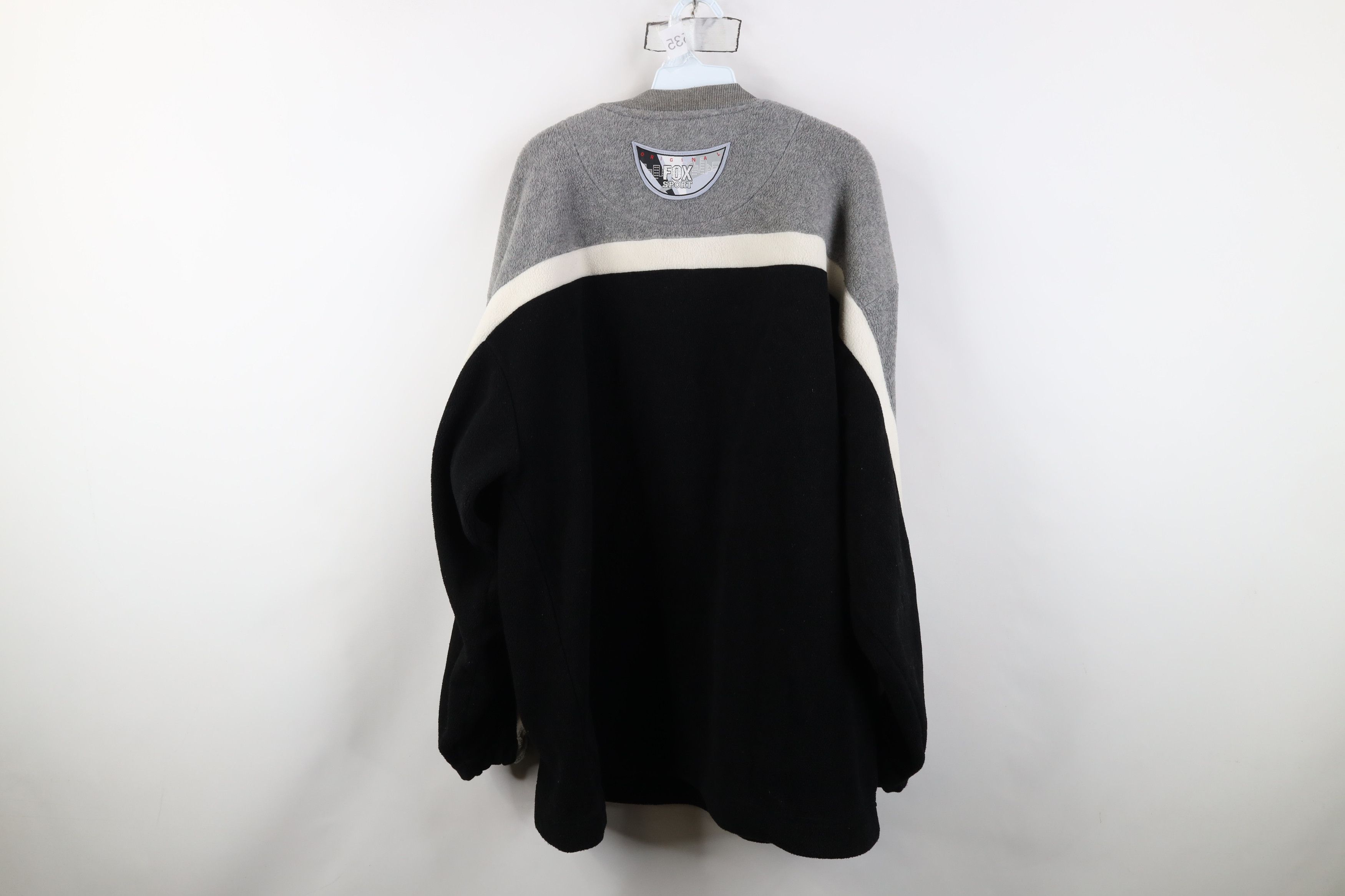 Vintage Vintage 90s Fox Sports Football Fleece Crewneck Sweater Size US XL / EU 56 / 4 - 13 Thumbnail