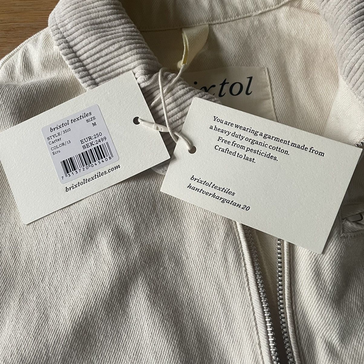 Brixtol × Stockholm Surfboard Club Carter jacket in Ecru (100% cotton) Size US M / EU 48-50 / 2 - 3 Thumbnail