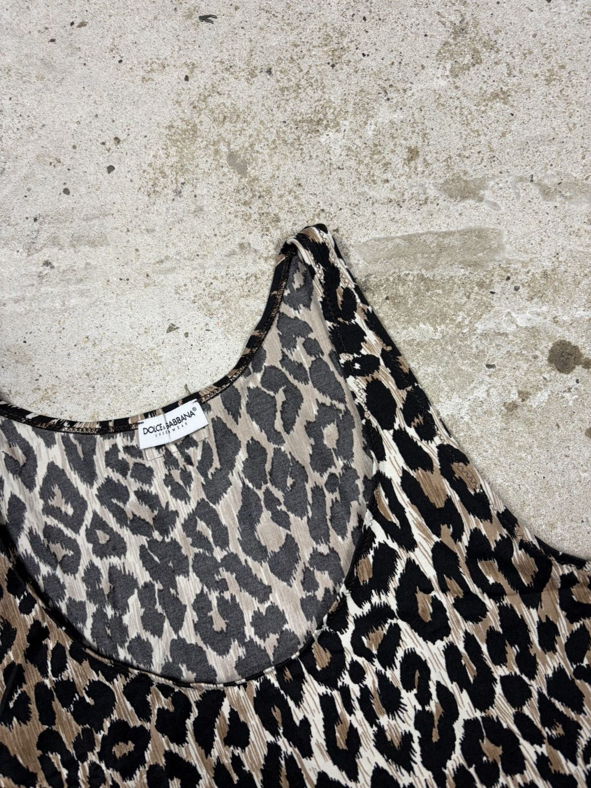 Dolce & Gabbana Vintage 2000s Dolce & Gabbana Underwear Leopard Print Tank Size S / US 4 / IT 40 - 6 Thumbnail