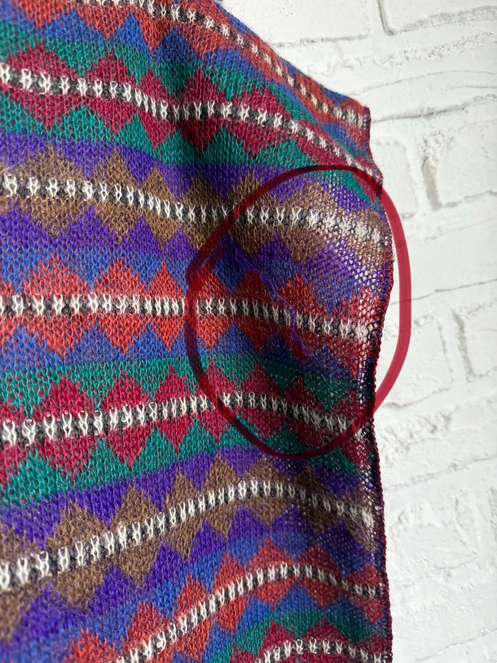 Missoni Vintage 90s Missoni wool mohair scarf Size ONE SIZE - 6 Thumbnail