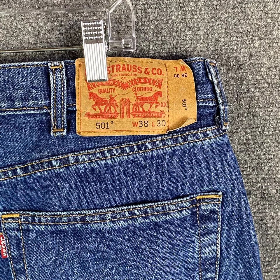 Levi's Levi's Jeans Men's 38x30 501xx Series Button Fly 5 Pockets Size US 38 / EU 54 - 4 Thumbnail