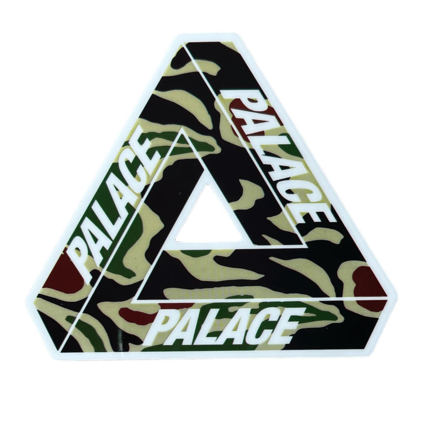 Palace Palace Jungle Camo Tri-Ferg Sticker Size ONE SIZE - 2 Thumbnail