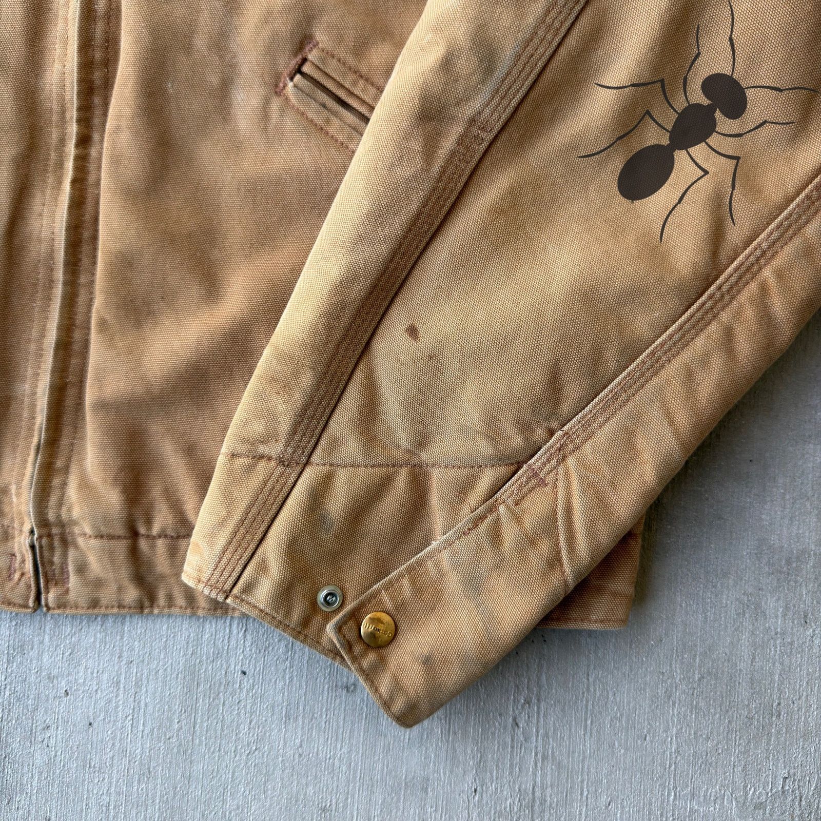 Carhartt × Vintage Carhartt J01 Brown Detroit work wear jacket Size US L / EU 52-54 / 3 - 4 Thumbnail