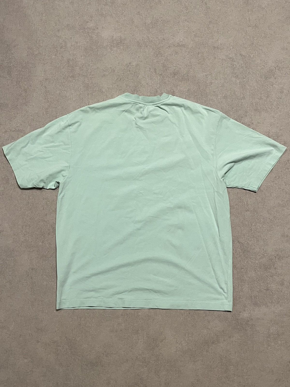 Acne Studios Acne Studios Mens T Shirt Mint Big Logo Crew Neck Tee Size M Size US M / EU 48-50 / 2 - 2 Thumbnail