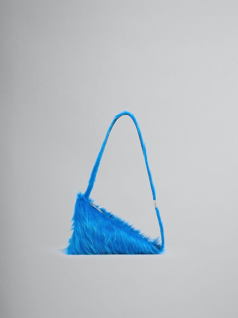 Marni Marni pony hair Prisma blue Triangular crossbody Size ONE SIZE - 6 Thumbnail