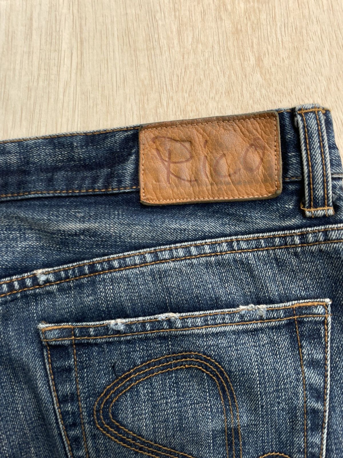 If Six Was Nine × Japanese Brand Japanese Rico Distressed Denim Undercover Style Jeans Size US 33 - 6 Thumbnail