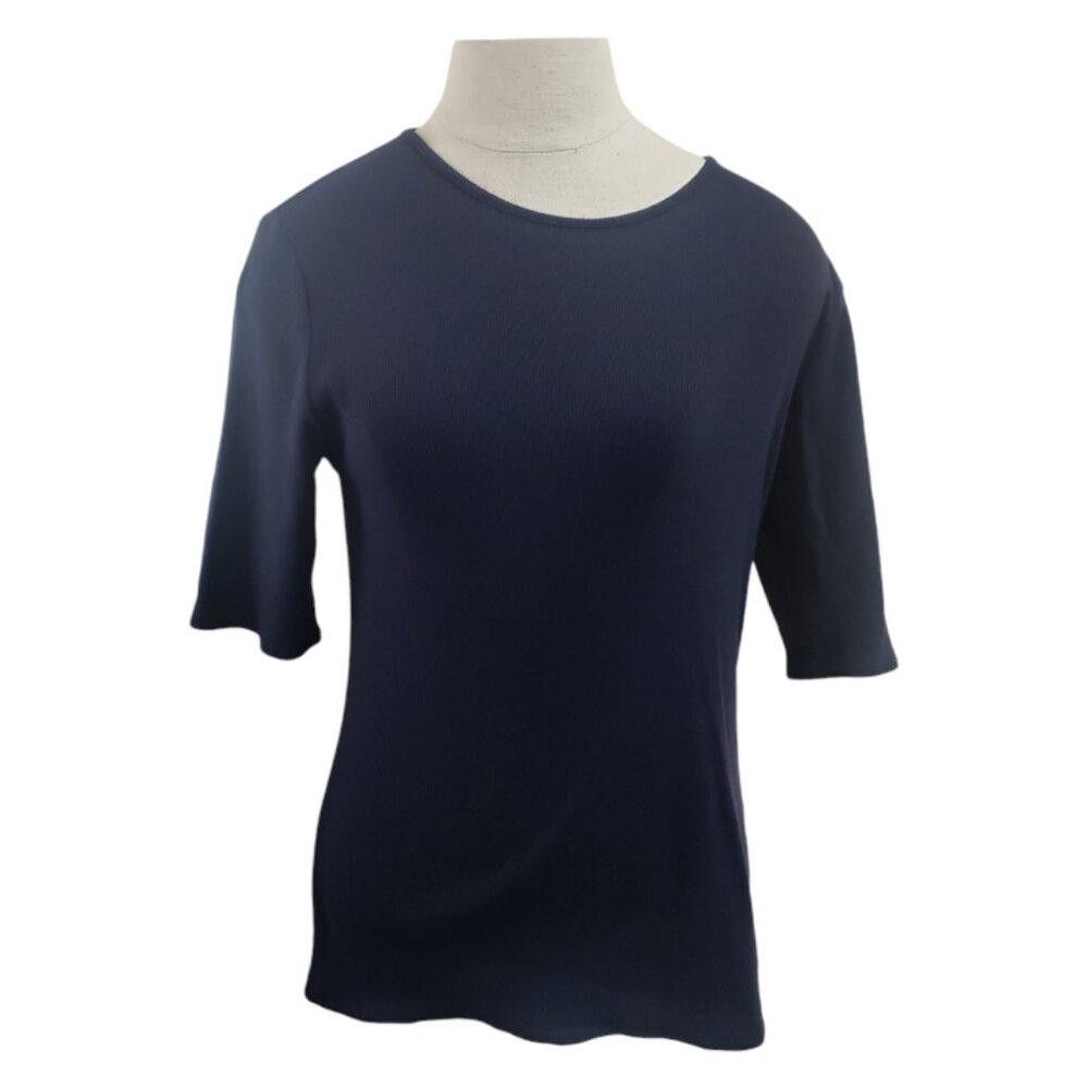 Banana Republic CT1825 Banana Republic Charcol Gray Ribbed Top M Size M / US 6-8 / IT 42-44 - 1 Thumbnail