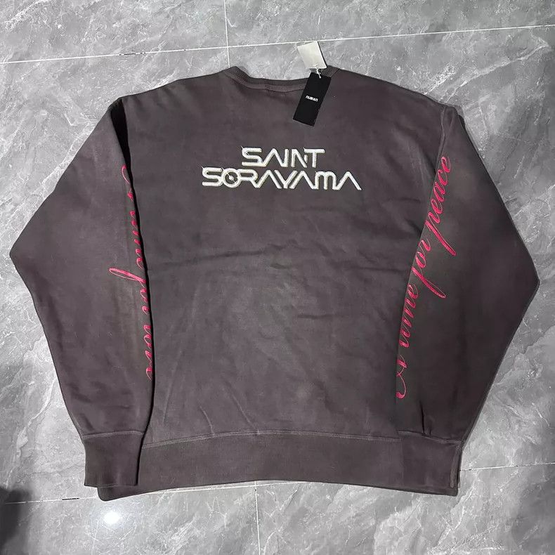 Saint Michael Saint MichaelWashed Black Co-Branded sweatshirt 2505-Nextar Size US XL / EU 56 / 4 - 2 Thumbnail