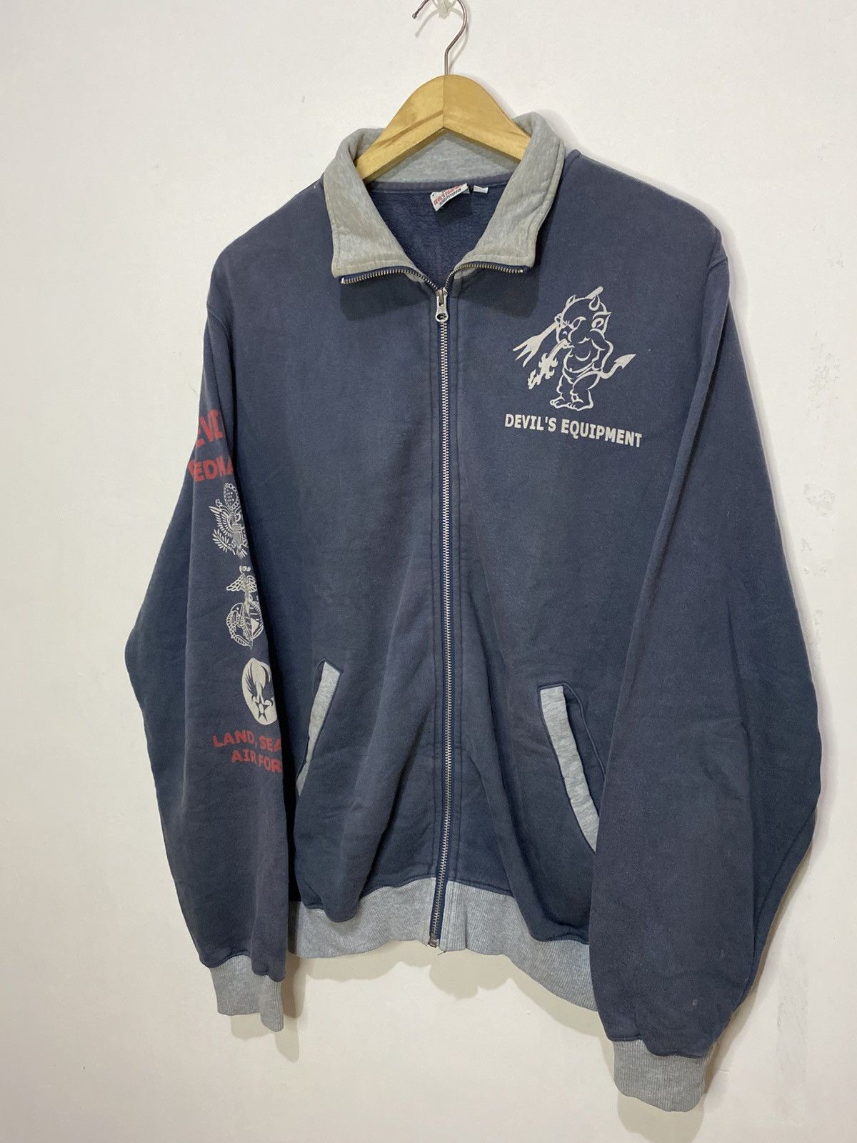 Vintage Vintage Ted Company Devil equipment army jacket Size US XL / EU 56 / 4 - 3 Thumbnail