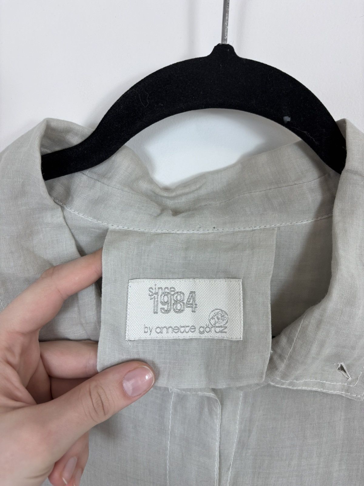 Annette Gortz Annette Gortz Women’s Ramie Grey Belted Shirt Dress Size S / US 4 / IT 40 - 15 Thumbnail