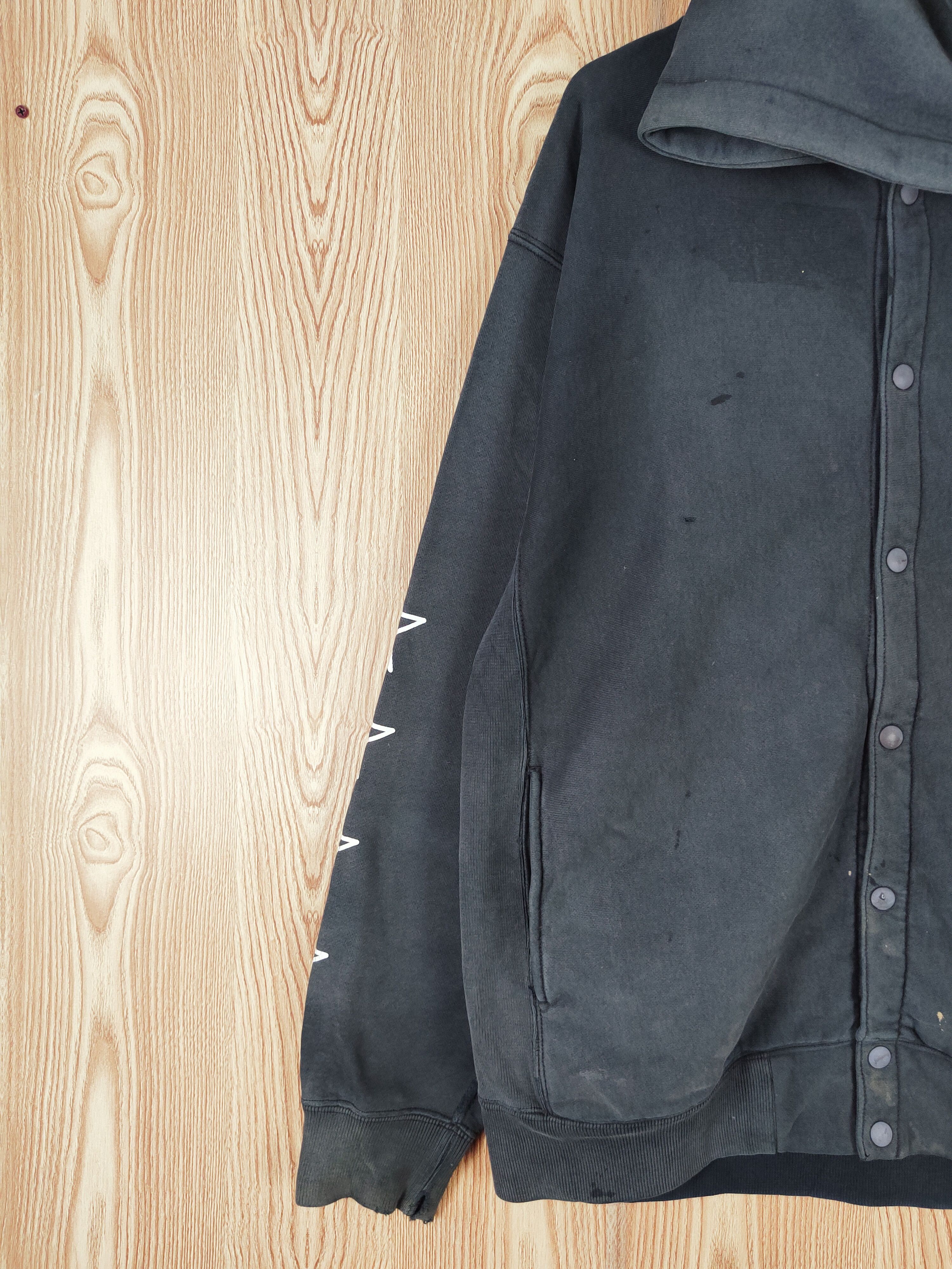 Japanese Brand × Vintage Japanese Brand Black Faded Lucky John Hoodie Sweaters Size US L / EU 52-54 / 3 - 4 Thumbnail
