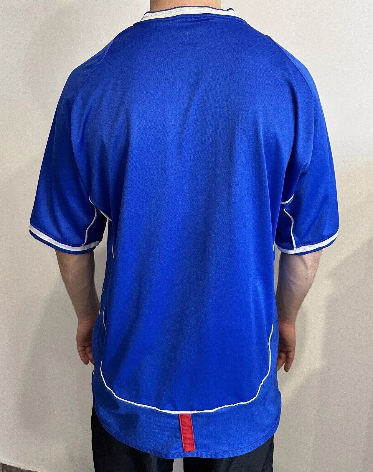 Umbro Vintage Linfield Ireland 2003 2004 Home Soccer Jersey Size US XL / EU 56 / 4 - 2 Thumbnail