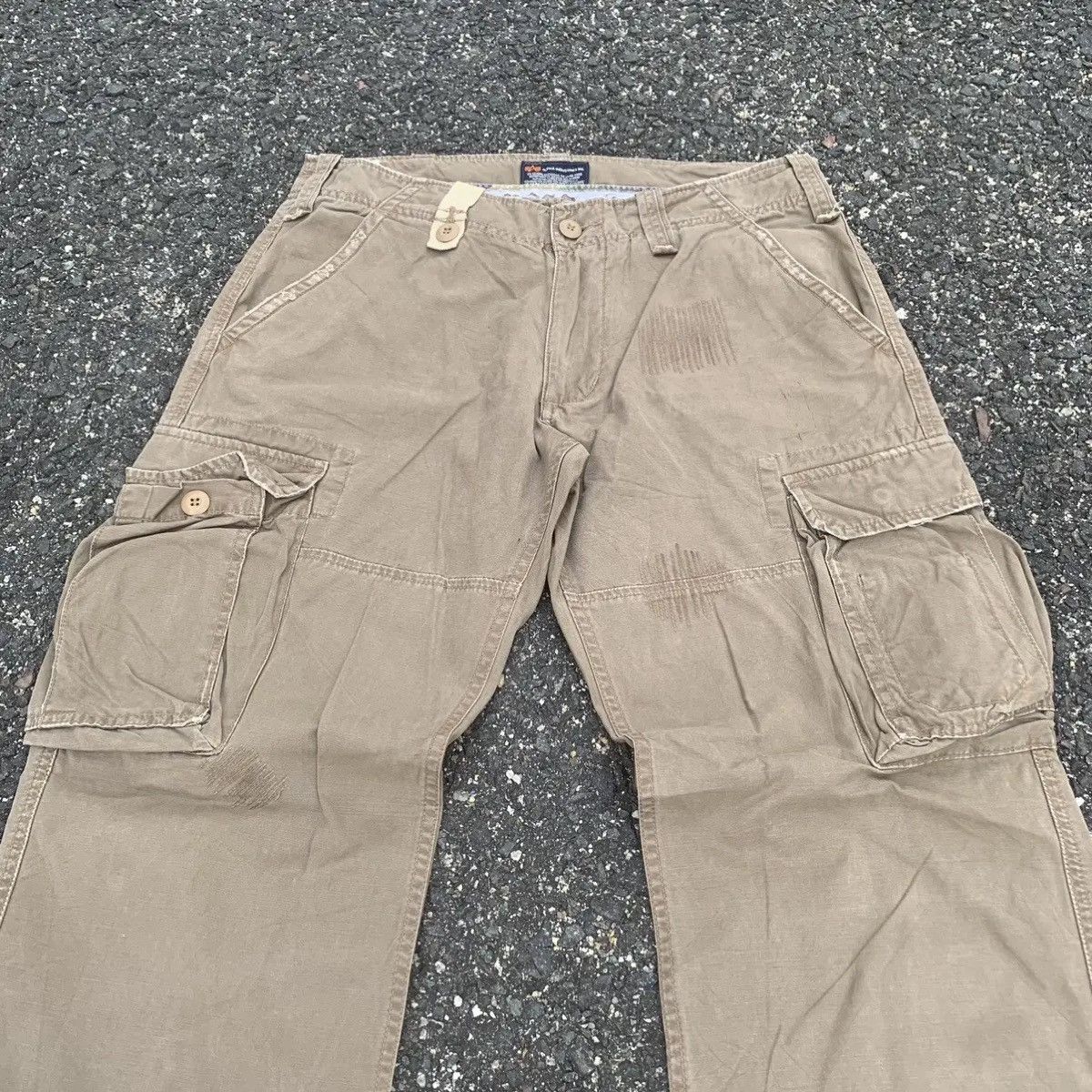 Jungles STEALS💥JAPANESE VINTAGE UTILITY ALPHA INDUSTRY CARGO PANTS Size US 32 / EU 48 - 6 Thumbnail