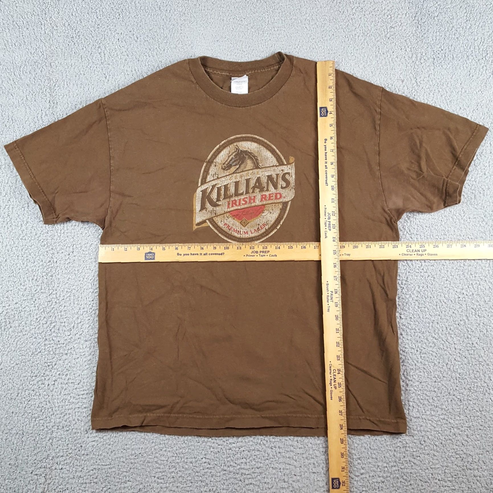 George VINTAGE George Killians Irish Red Beer Amber Lager Men's Size XL Retro Alcohol T Shirt Shirt XL Brown Cotton Embroidered Logo 90s 00s Vintage Mens Size US XL / EU 56 / 4 - 7 Thumbnail