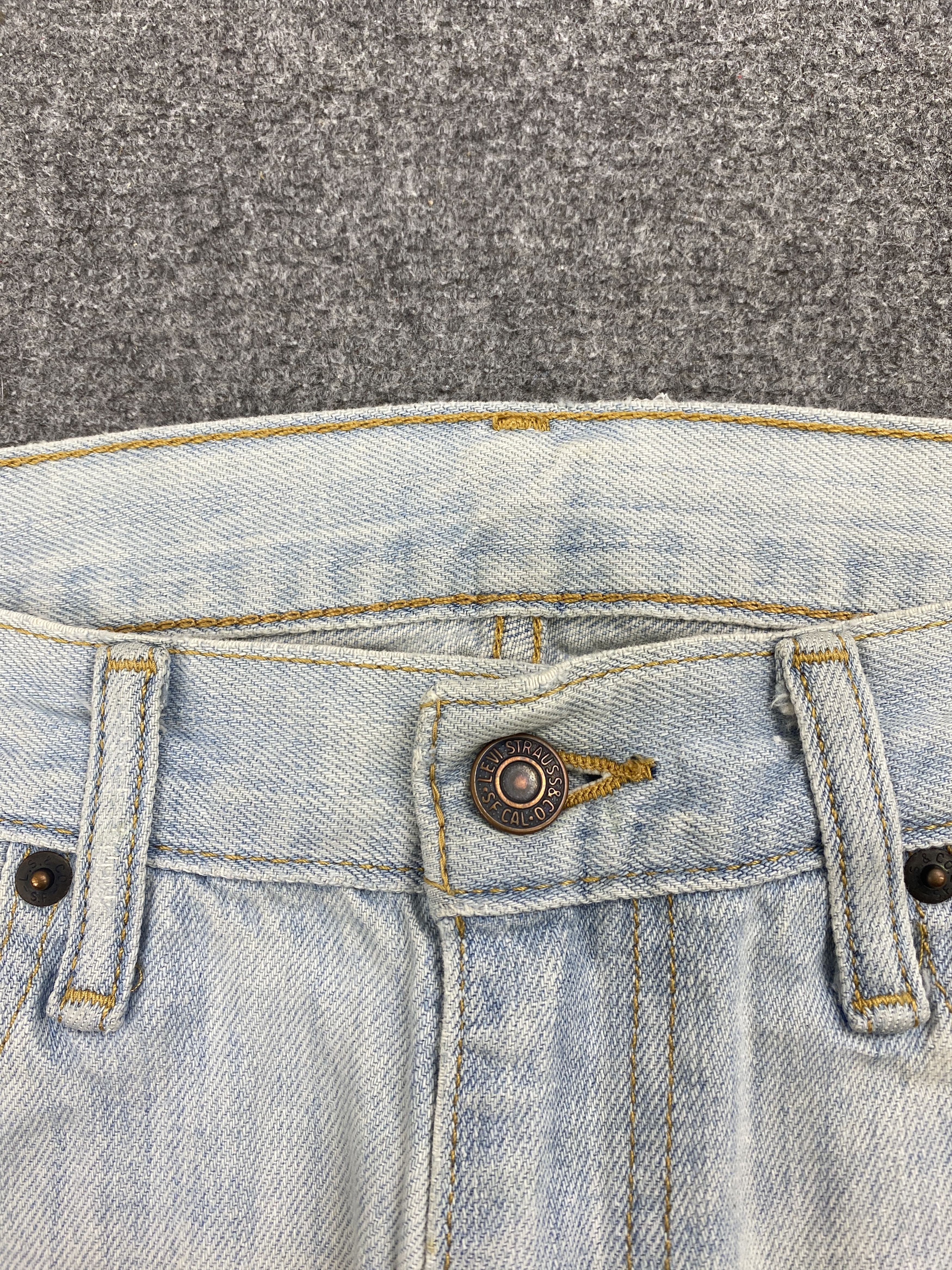 Levi's × Vintage Distressed Light Washed Vintage Levi's 527 Bootcut Jeans Size US 34 / EU 50 - 10 Thumbnail