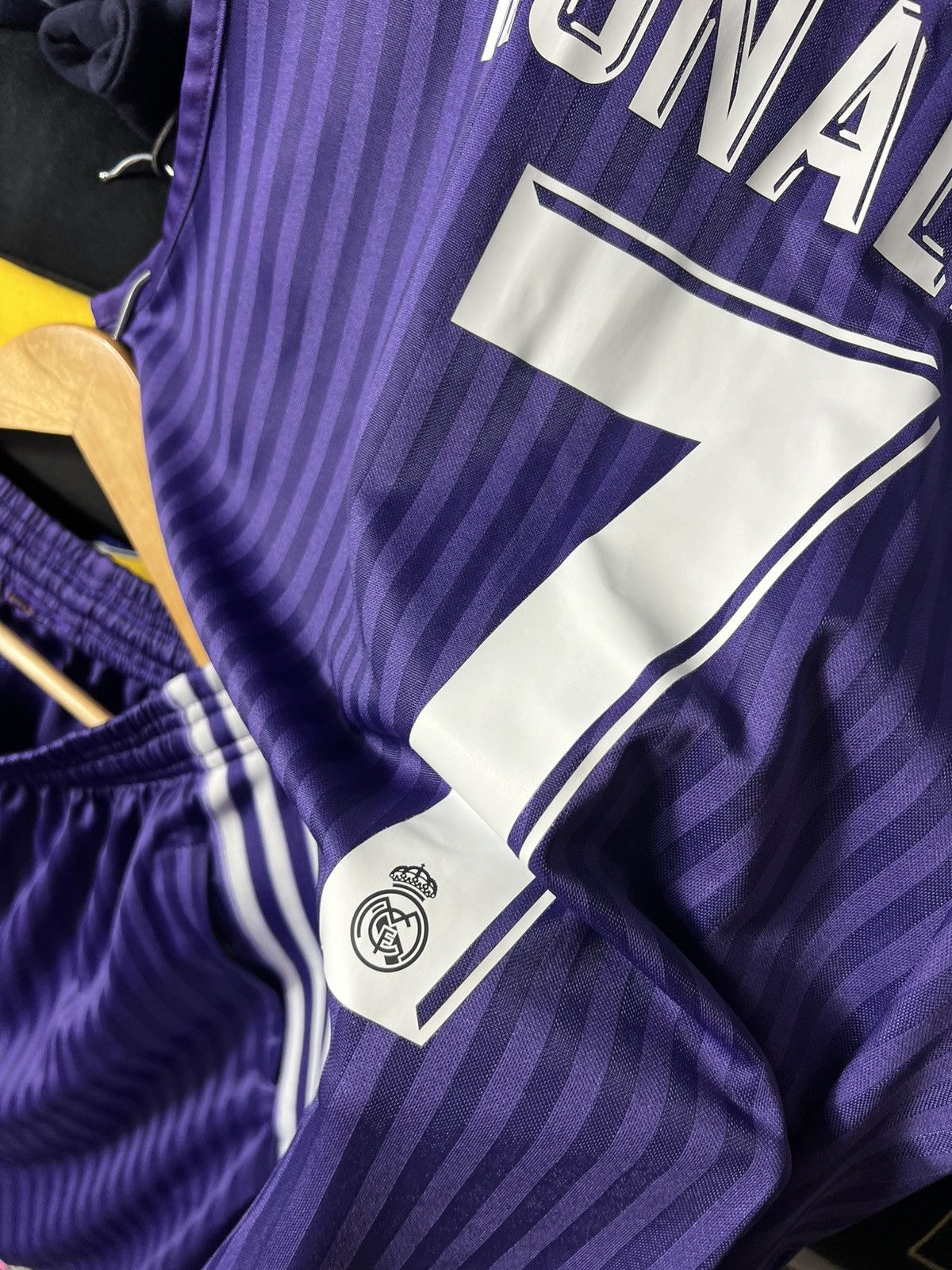 Adidas Adidas x Real Madrid Ronaldo #7 Football Jersey Shorts Set Size US 34 / EU 50 - 14 Thumbnail