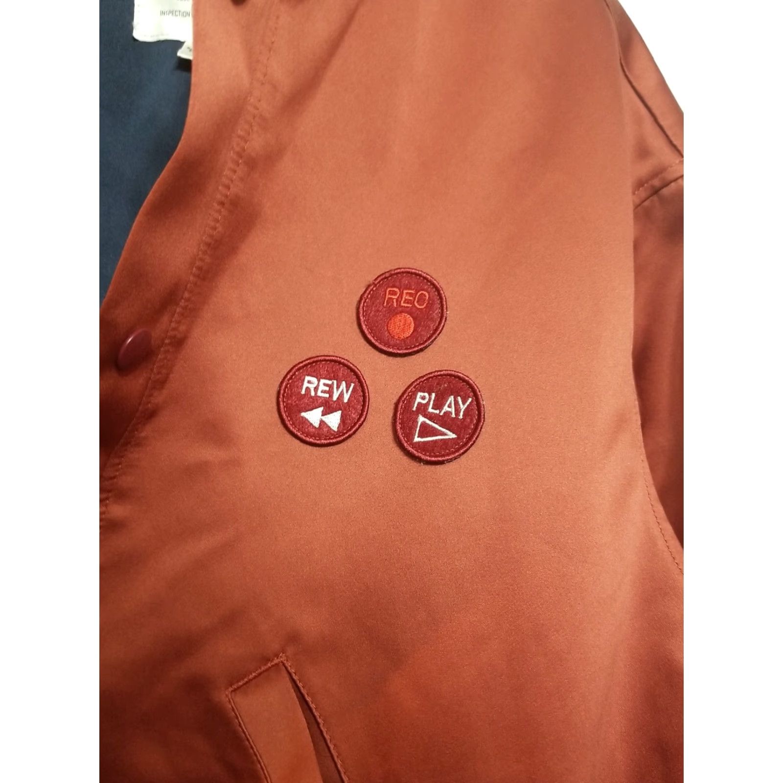 MOUSSY VINTAGE Moussy Jacket Past Covers Bomber jacket Women's One Size FREE Jackets Short Sleeve Red MOUSSY Past Covers Womens Regular One Size Jacket Size ONE SIZE - 3 Thumbnail