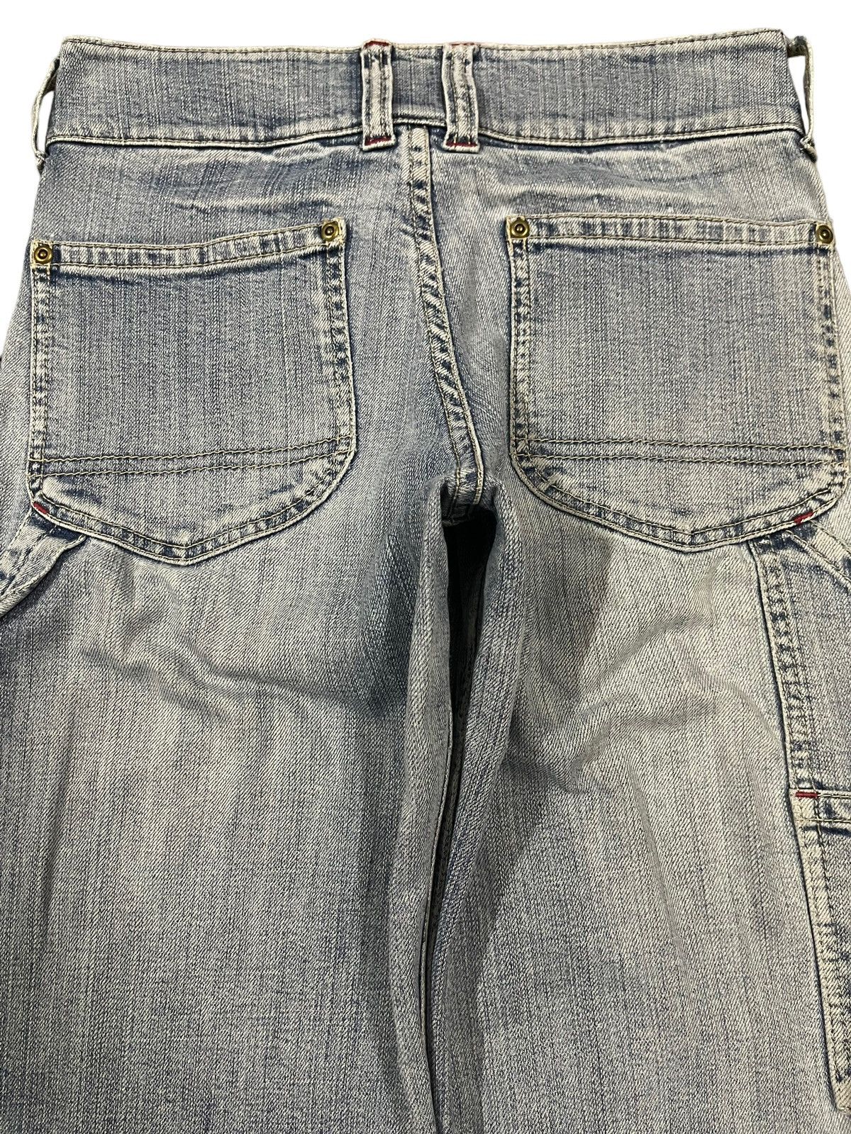 14th Addiction Vintage Rue De France Blue Wash Style Wide Leg Jeans Size US 28 / EU 44 - 5 Thumbnail