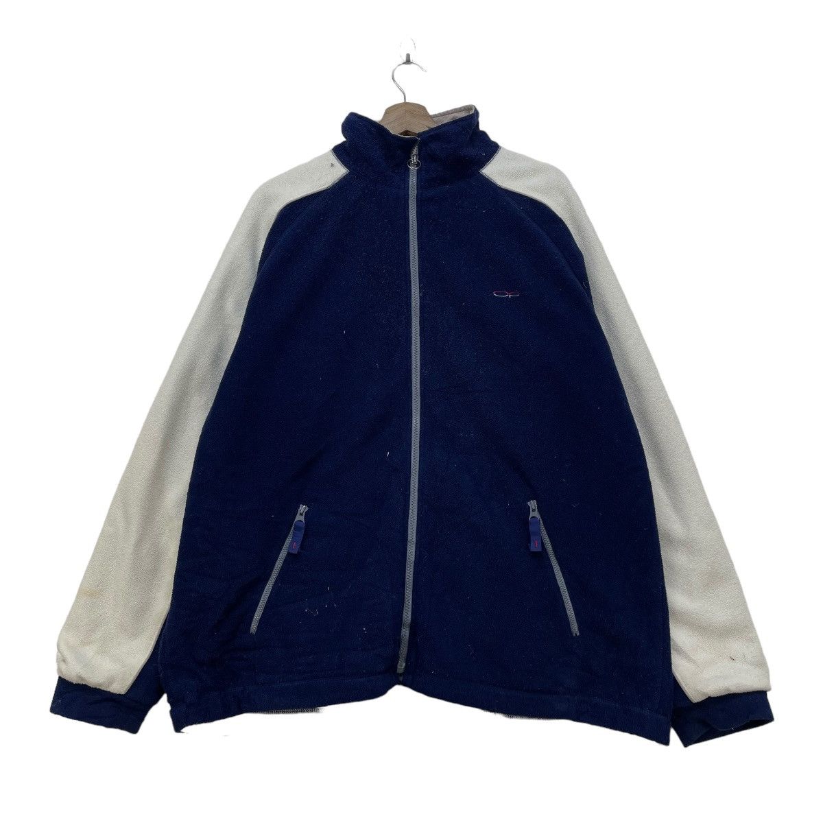 Ocean Pacific × Vintage Vintage Raglan Two Tone Ocean Pacific Zipper Jacket Size US M / EU 48-50 / 2 - 1 Thumbnail