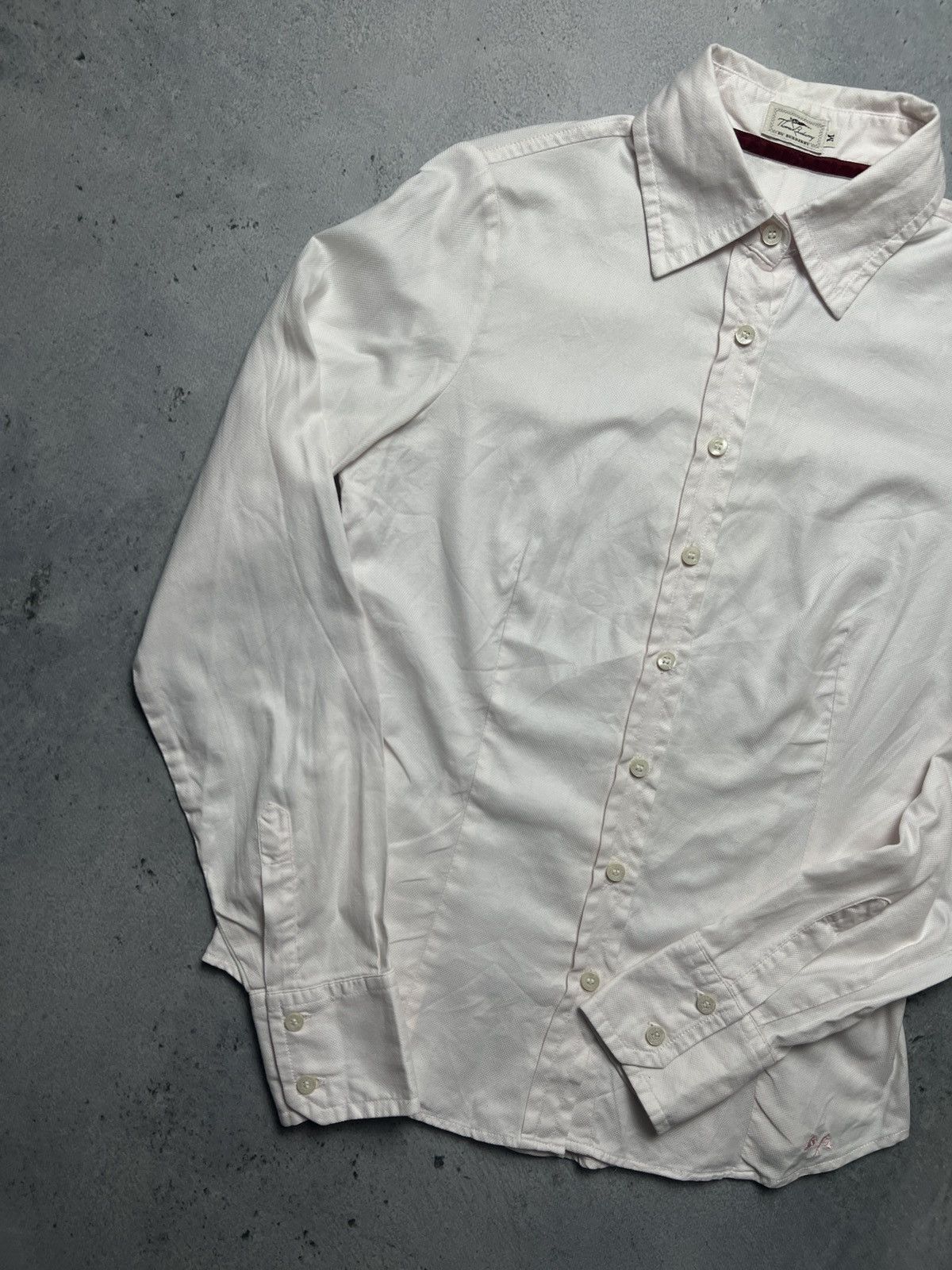 Burberry Thomas Burberry Vintage Button Up Shirts Rare y2k classic Size M / US 6-8 / IT 42-44 - 2 Thumbnail