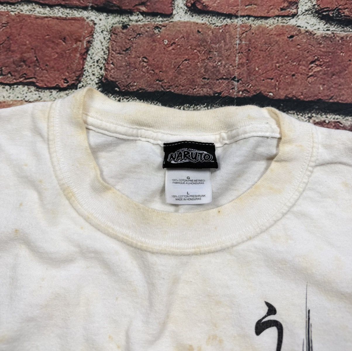 Anime Japanese Anime Vintage NARUTO Uzumaki Tee 2002 Y2K Stains Size US M / EU 48-50 / 2 - 13 Thumbnail