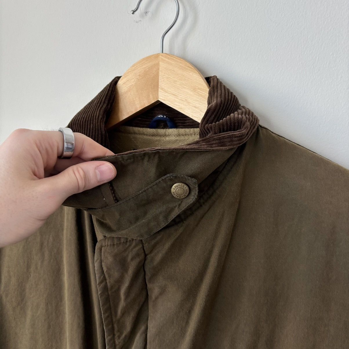 Polo Ralph Lauren Vintage Oilcloth Waxed Cotton Canvas Jacket Olive Size US M / EU 48-50 / 2 - 6 Thumbnail
