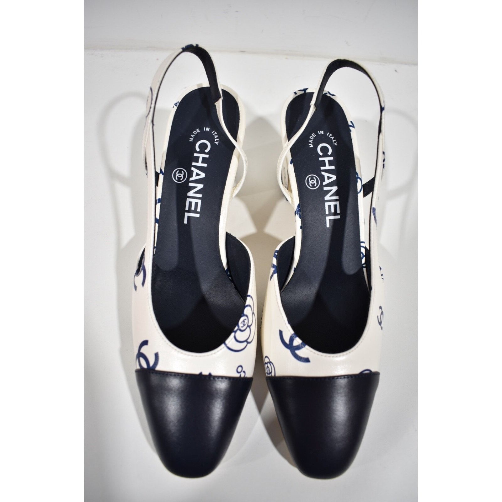 Chanel 23P Mademoiselle Coco Sling CC Logo Slingback Sandal Heel 40 Size US 10 / IT 40 - 6 Thumbnail