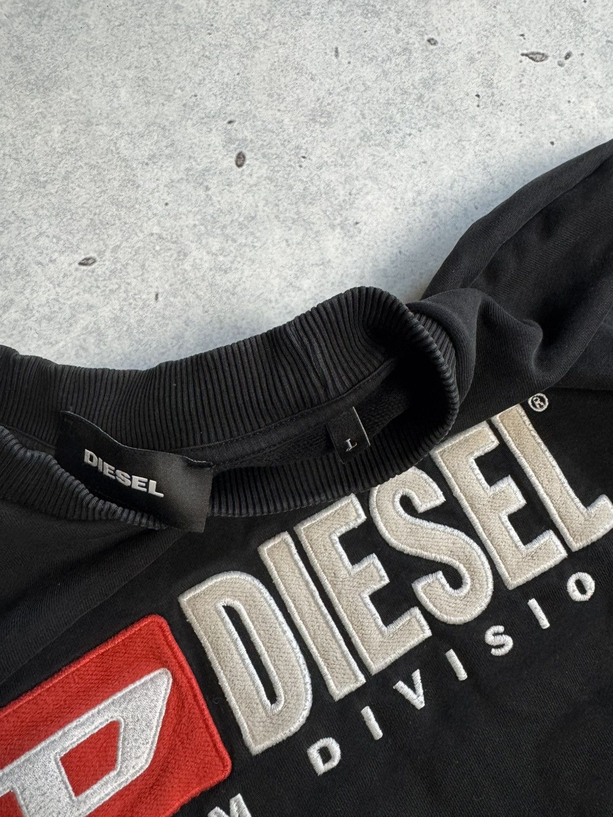 Diesel Diesel Spell Out Big Logo Sweatshirt Size US L / EU 52-54 / 3 - 4 Thumbnail