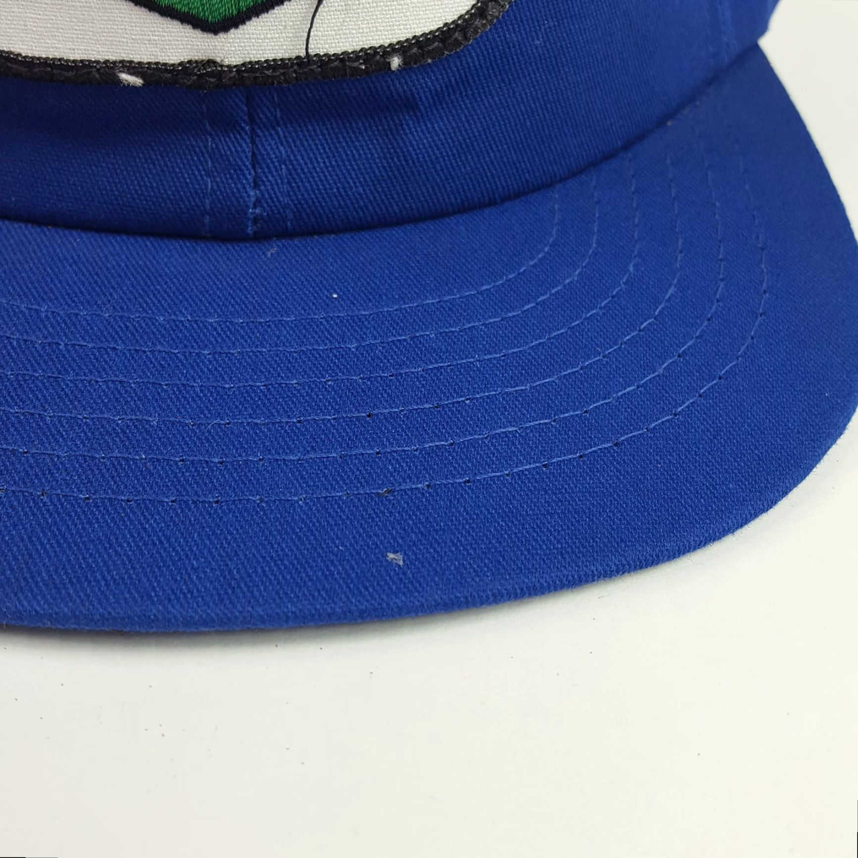 Vintage VINTAGE Swingster USA Made Trucker Hat Patch 80s 90s Farm Cap Adjustable Men Blue Hat Size ONE SIZE - 3 Thumbnail