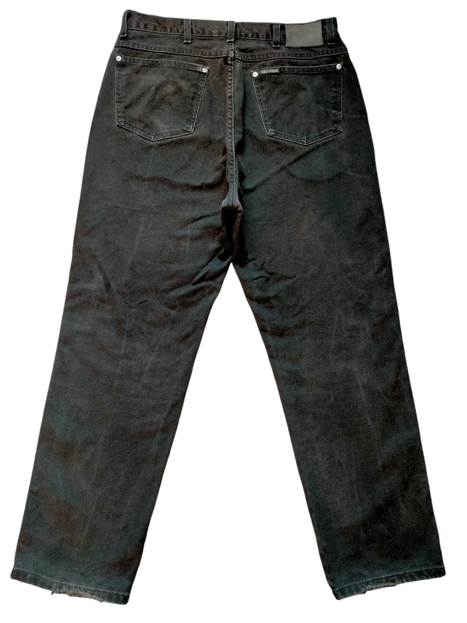 Harley Davidson Harley Davidson Black Baggy Jeans Made in usa Size US 34 / EU 50 - 2 Thumbnail
