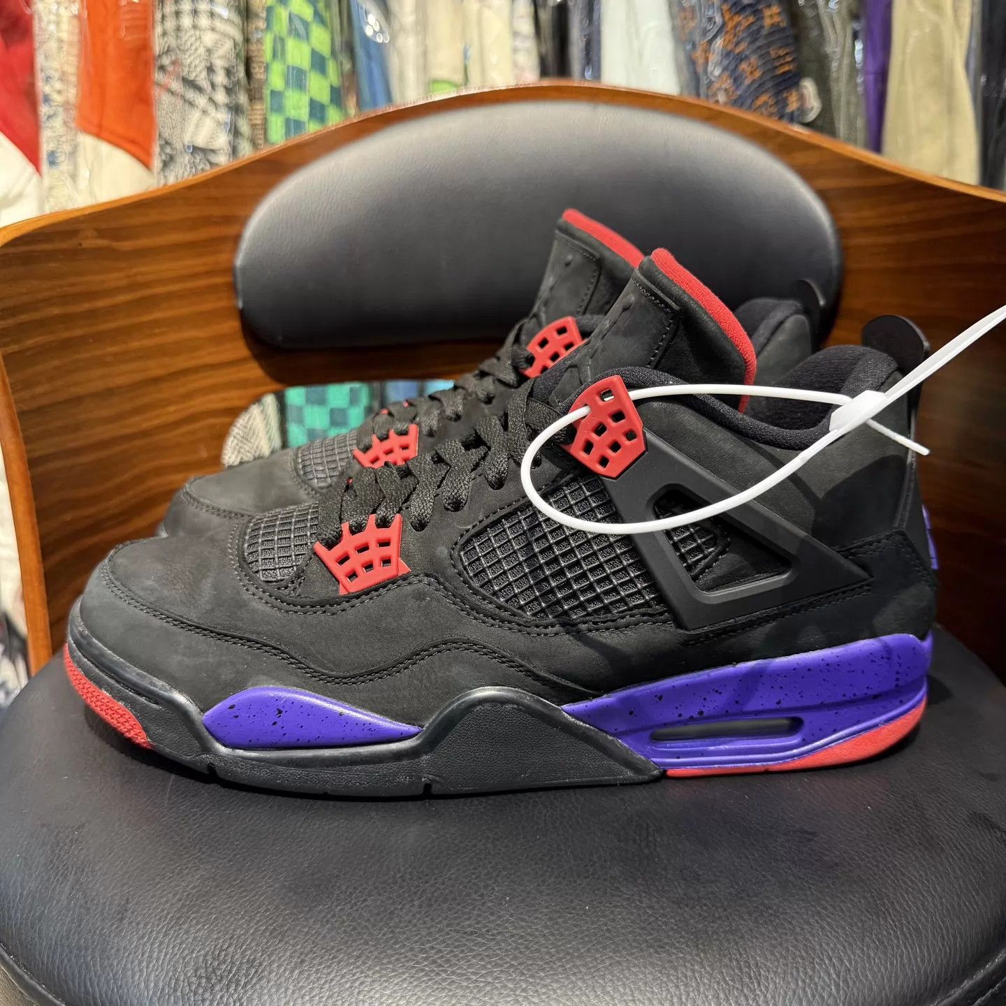 Nike AJ4 'Raptors' 44.5 New Worn 2x Stickers On Size US 11.5 / EU 44-45 - 6 Thumbnail